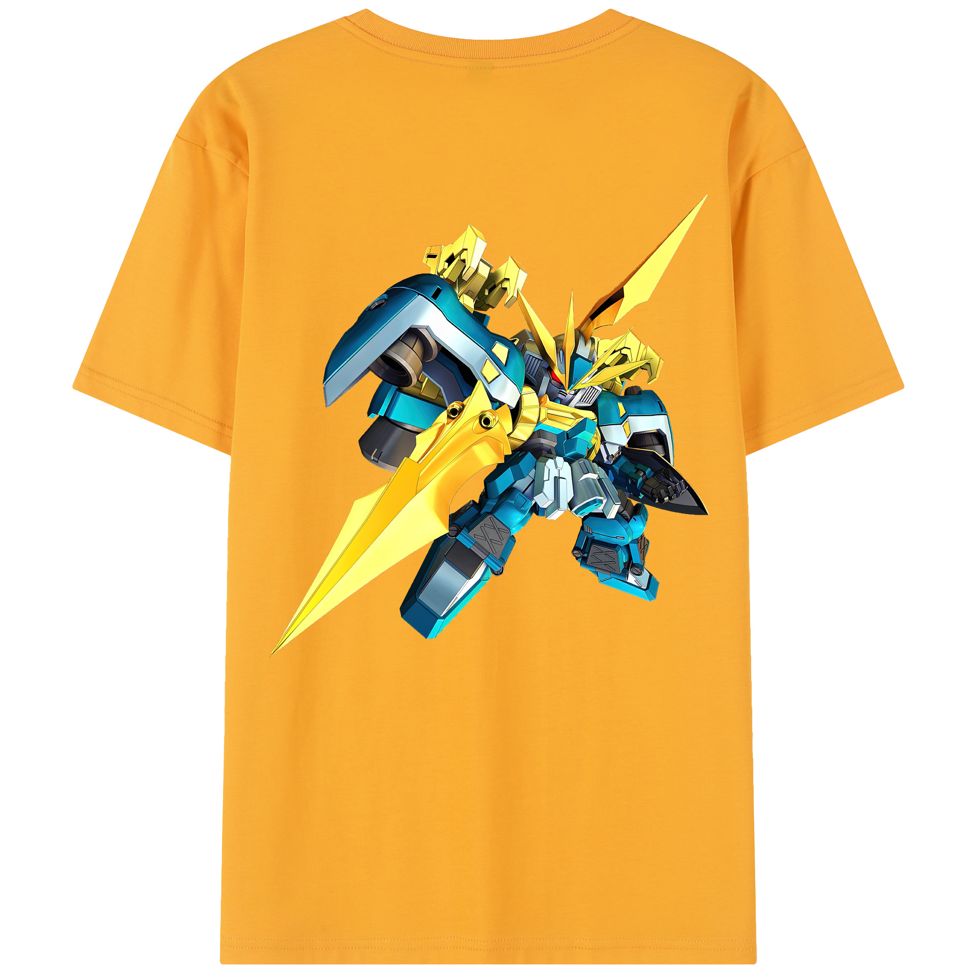 （画像用） 機動戦士ガンダム Mobile Suit Gundam 綿100％半袖Tシャツ（背面プリント）
