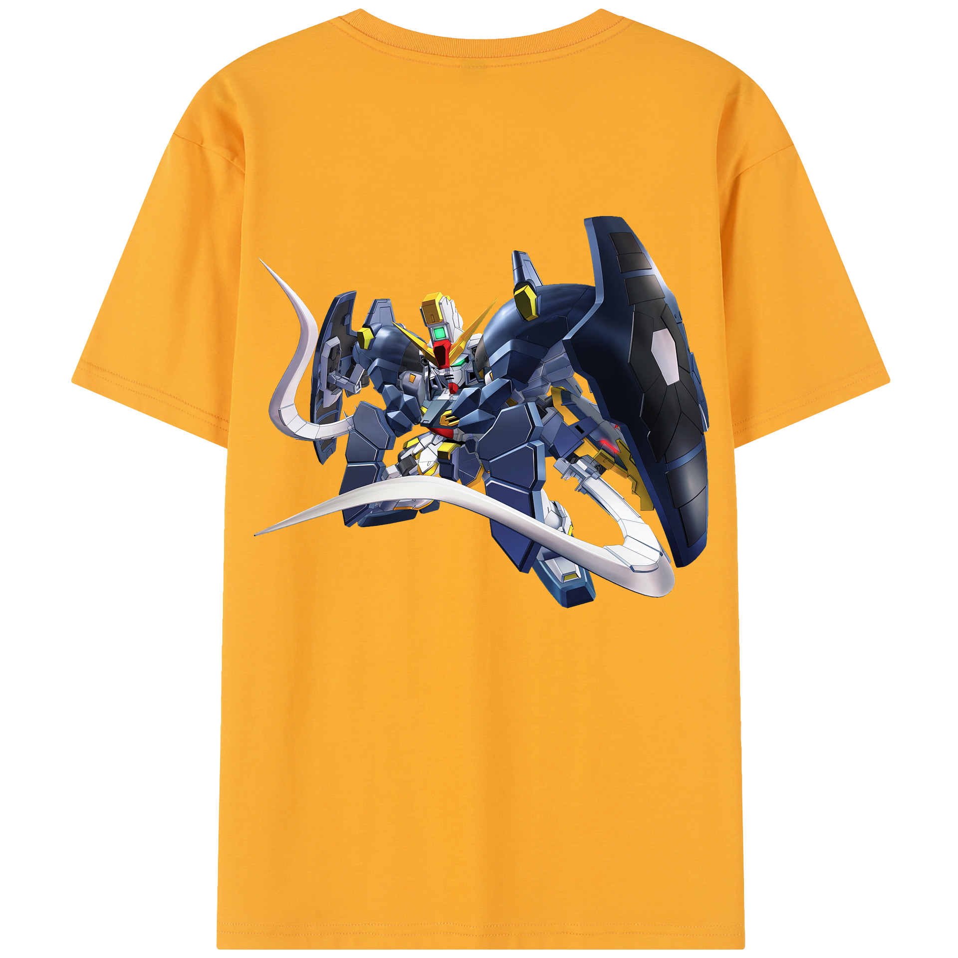 （画像用） 機動戦士ガンダム Mobile Suit Gundam 綿100％半袖Tシャツ（背面プリント）