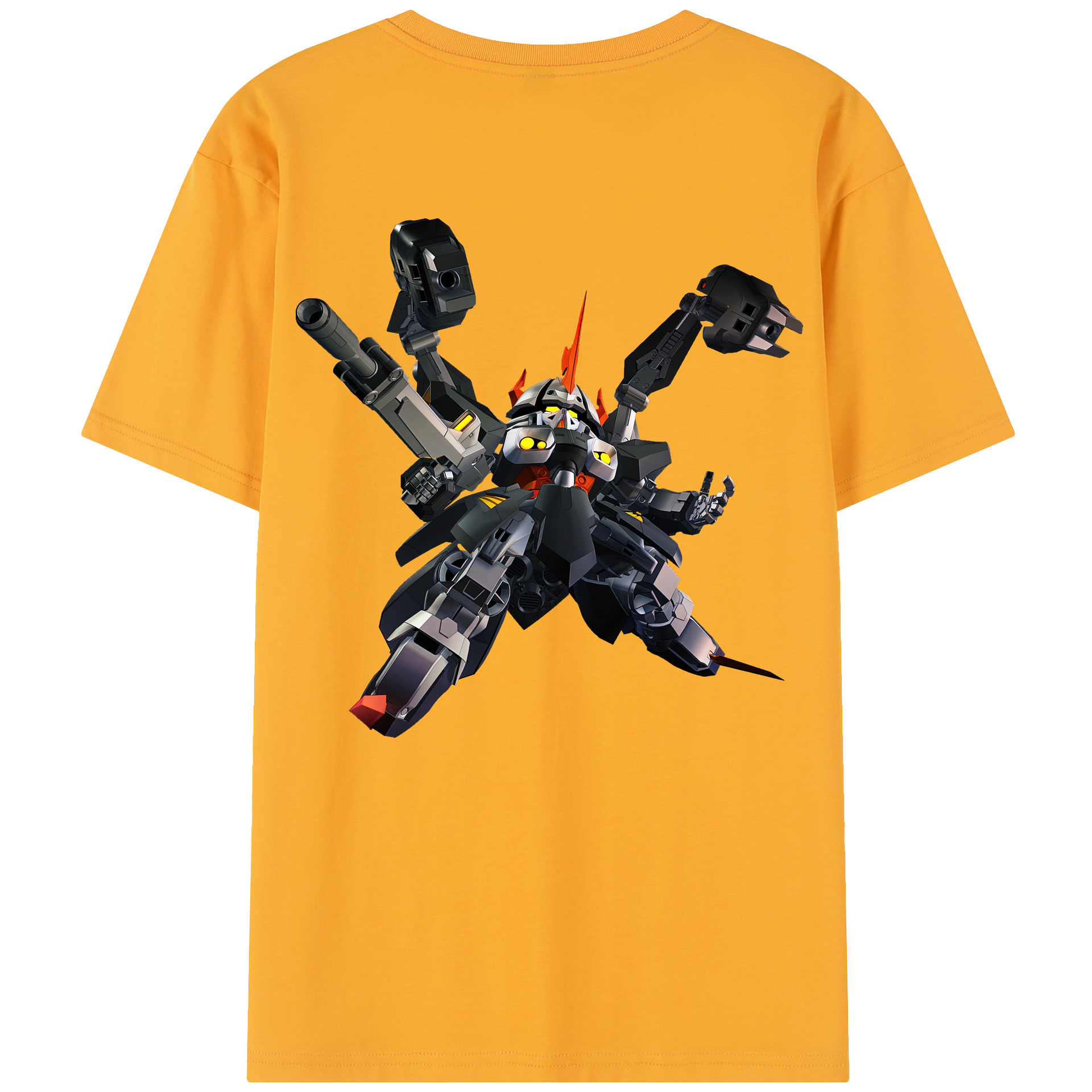 （画像用） 機動戦士ガンダム Mobile Suit Gundam 綿100％半袖Tシャツ（背面プリント）