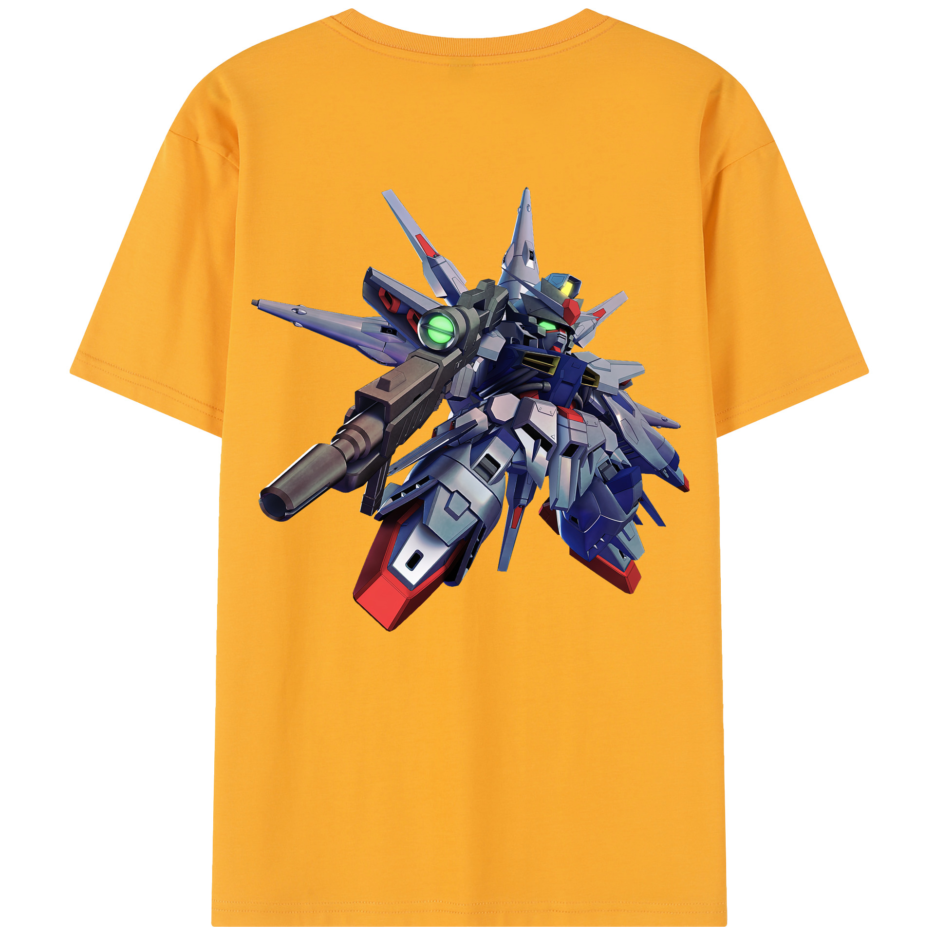 （画像用） 機動戦士ガンダム Mobile Suit Gundam 綿100％半袖Tシャツ（背面プリント）