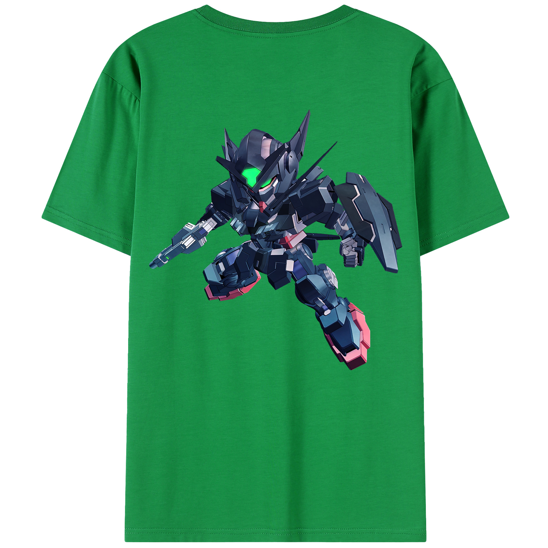 （画像用） 機動戦士ガンダム Mobile Suit Gundam 綿100％半袖Tシャツ（背面プリント）