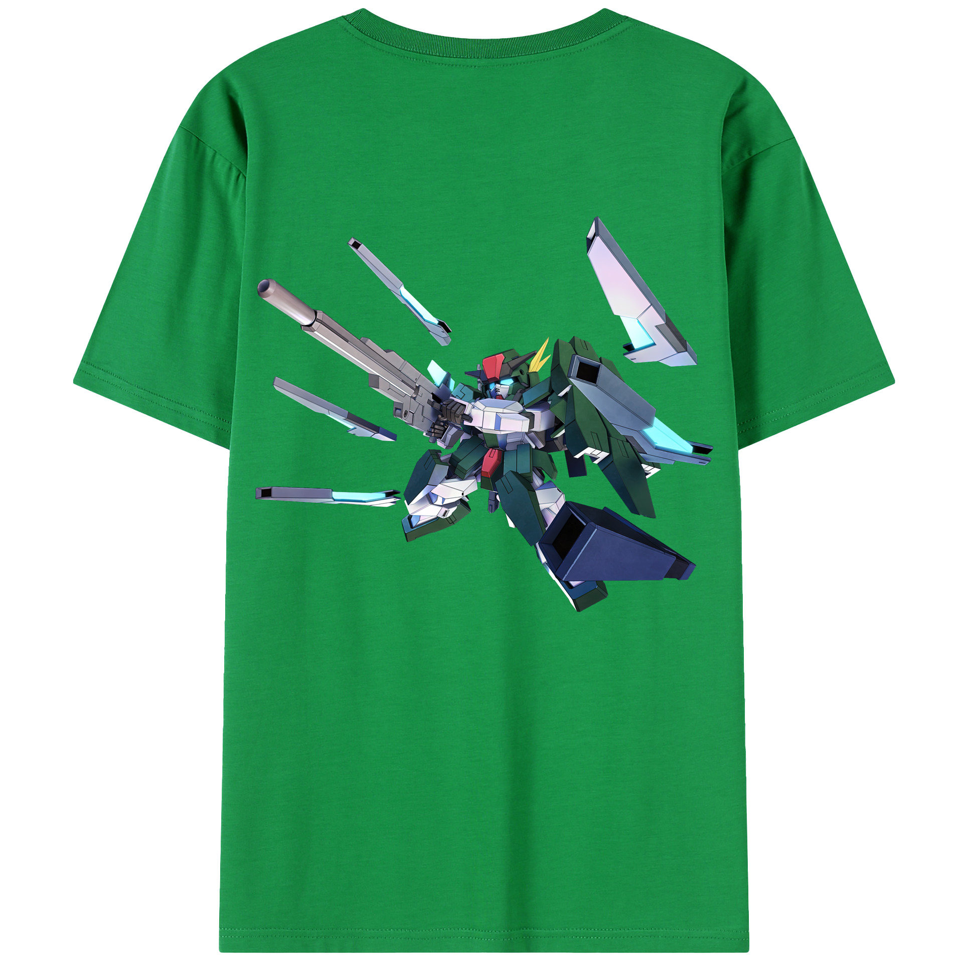 （画像用） 機動戦士ガンダム Mobile Suit Gundam 綿100％半袖Tシャツ（背面プリント）