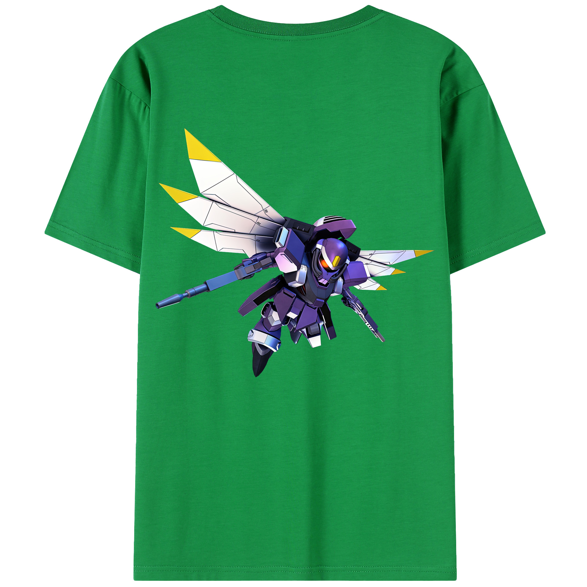 （画像用） 機動戦士ガンダム Mobile Suit Gundam 綿100％半袖Tシャツ（背面プリント）