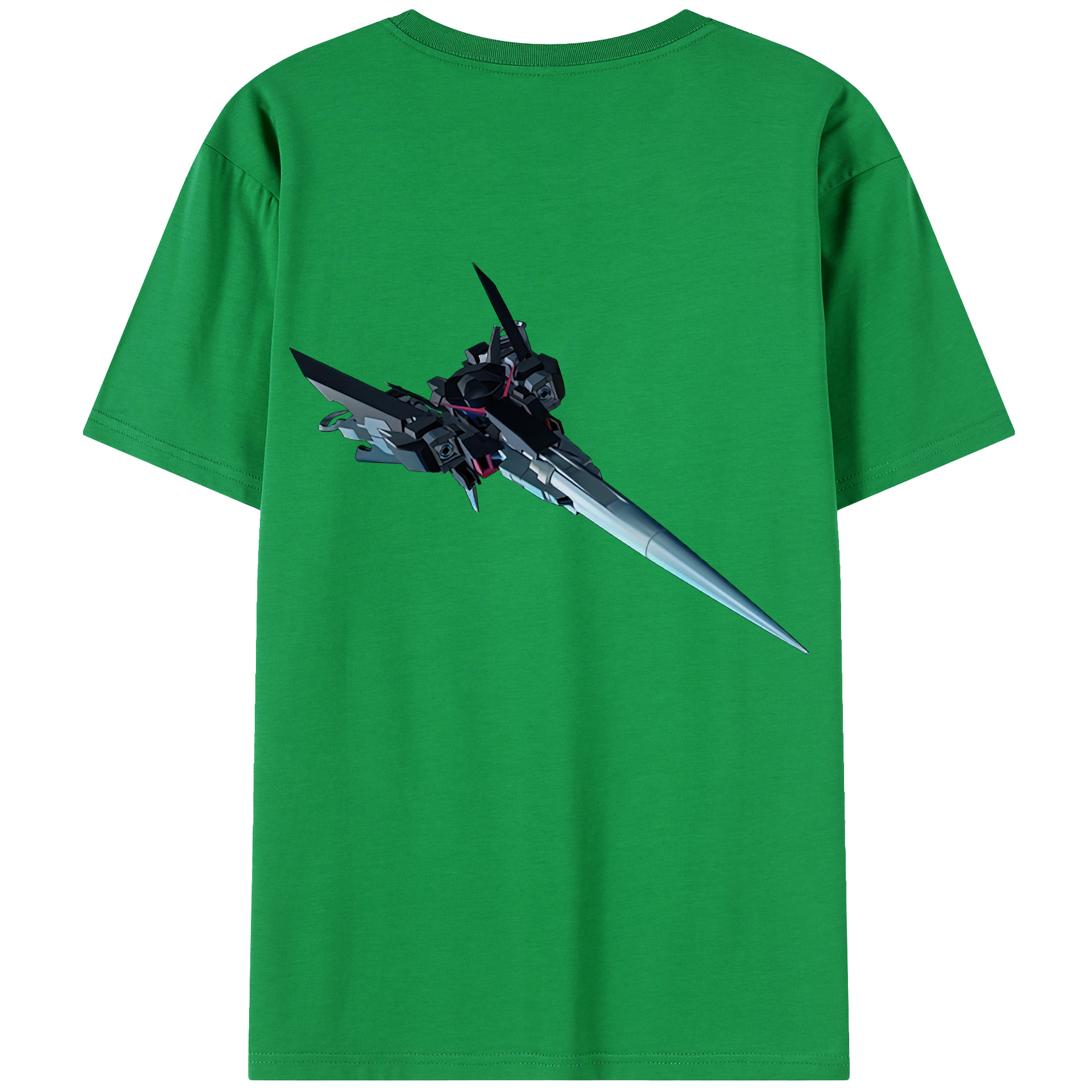 （画像用） 機動戦士ガンダム Mobile Suit Gundam 綿100％半袖Tシャツ（背面プリント）