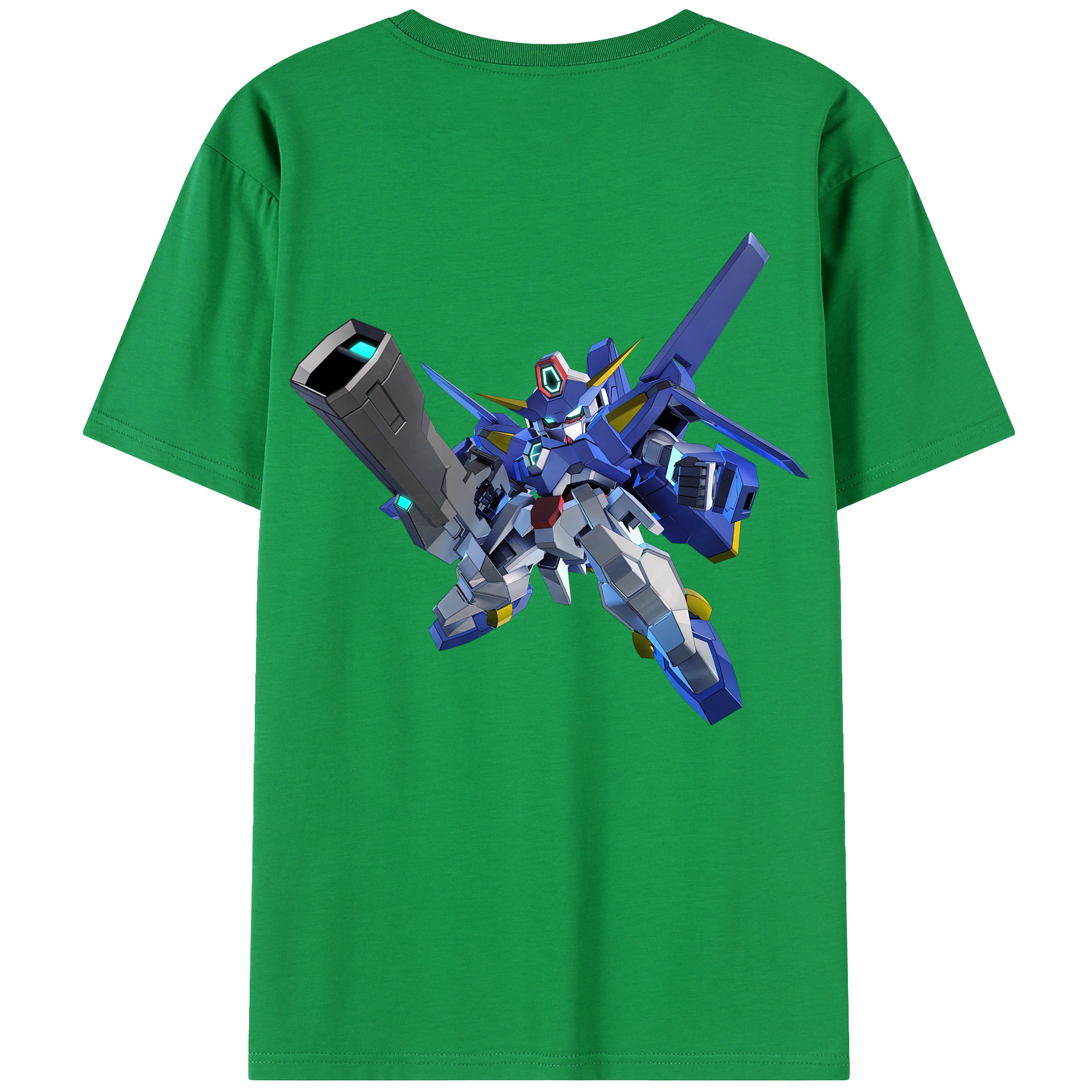 （画像用） 機動戦士ガンダム Mobile Suit Gundam 綿100％半袖Tシャツ（背面プリント）