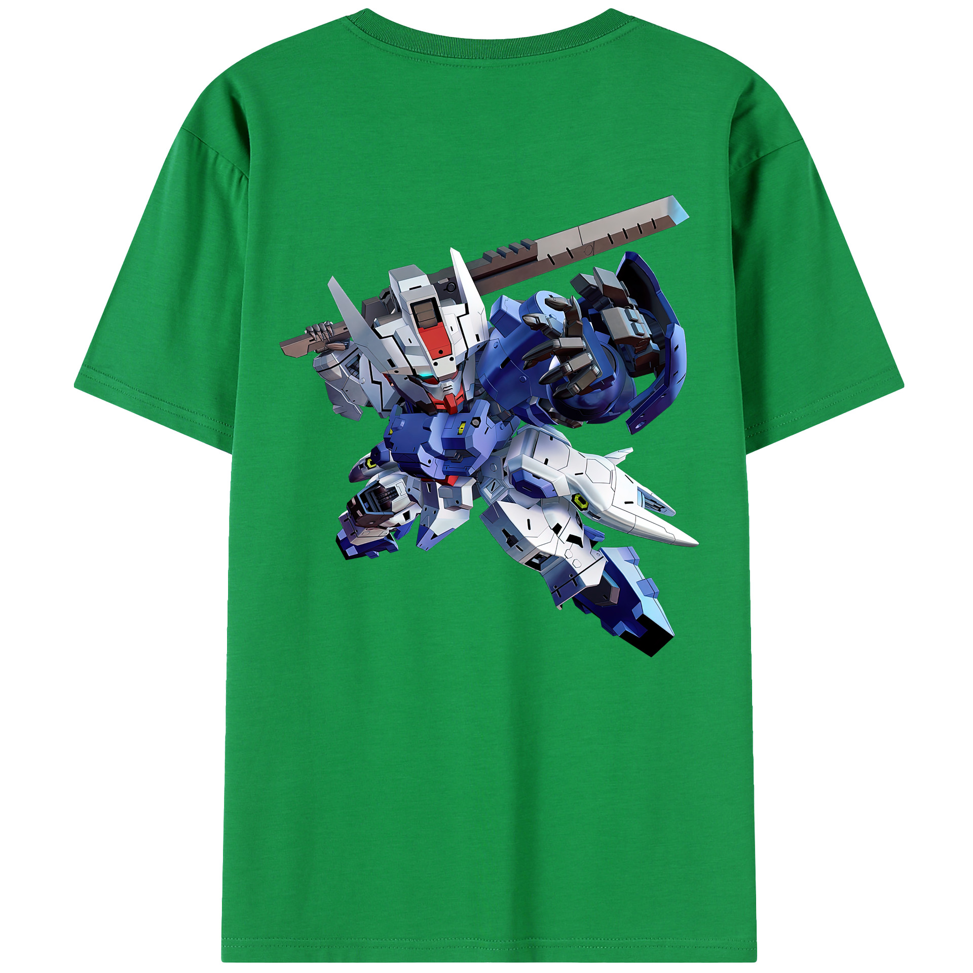 （画像用） 機動戦士ガンダム Mobile Suit Gundam 綿100％半袖Tシャツ（背面プリント）