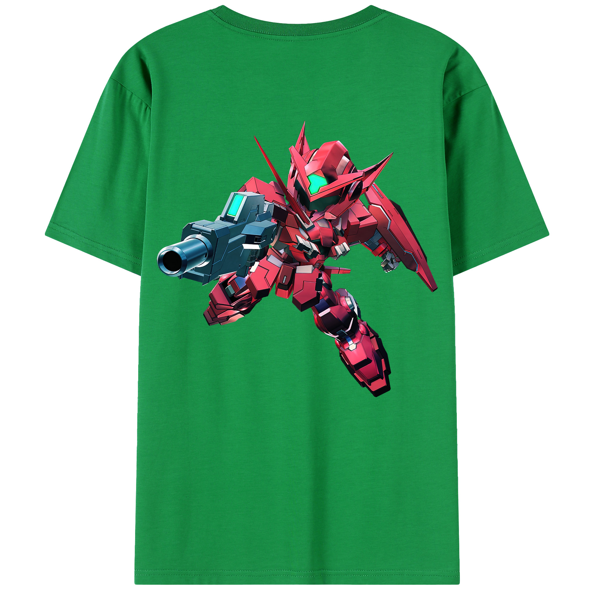 （画像用） 機動戦士ガンダム Mobile Suit Gundam 綿100％半袖Tシャツ（背面プリント）