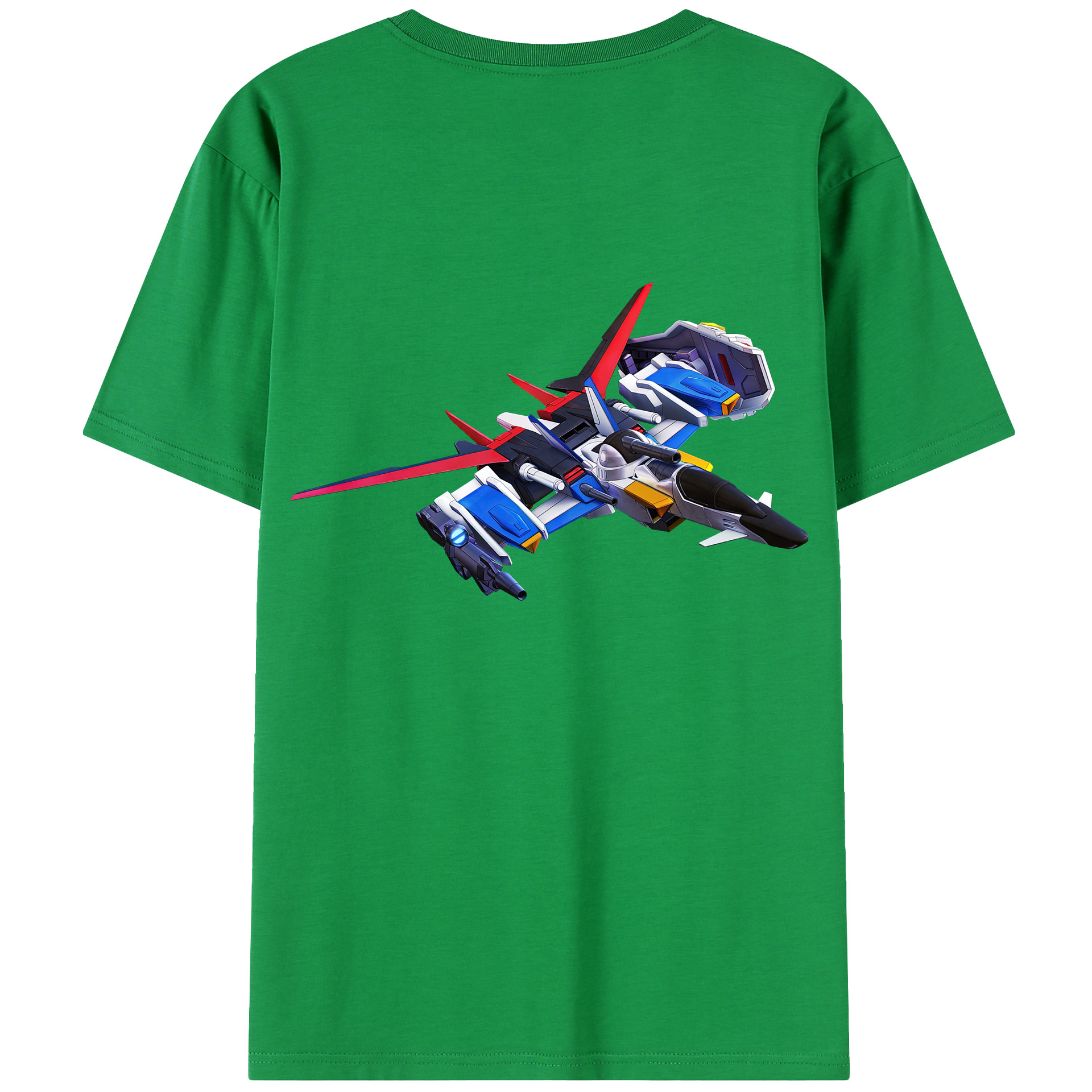 （画像用） 機動戦士ガンダム Mobile Suit Gundam 綿100％半袖Tシャツ（背面プリント）
