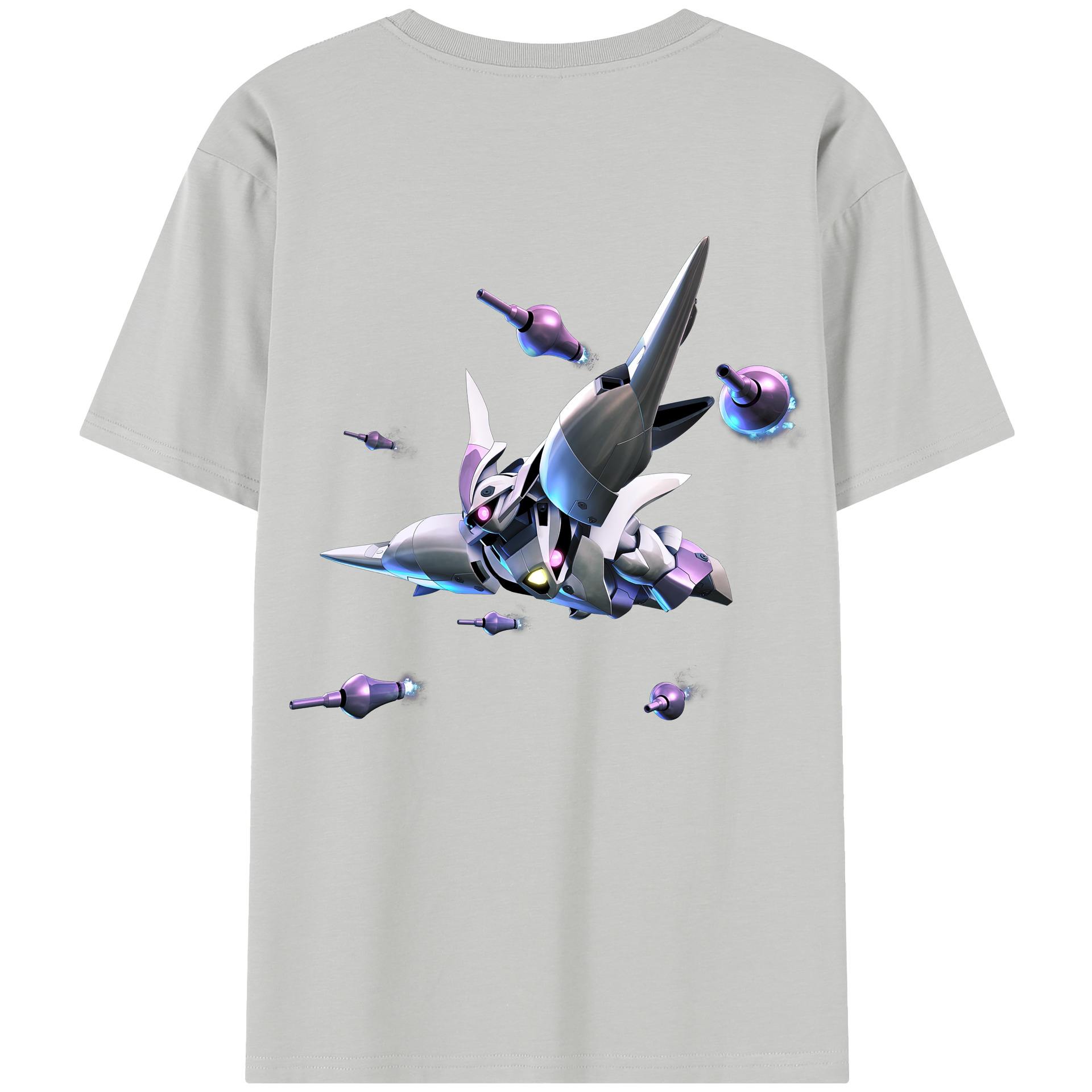 （画像用） 機動戦士ガンダム Mobile Suit Gundam 綿100％半袖Tシャツ（背面プリント）