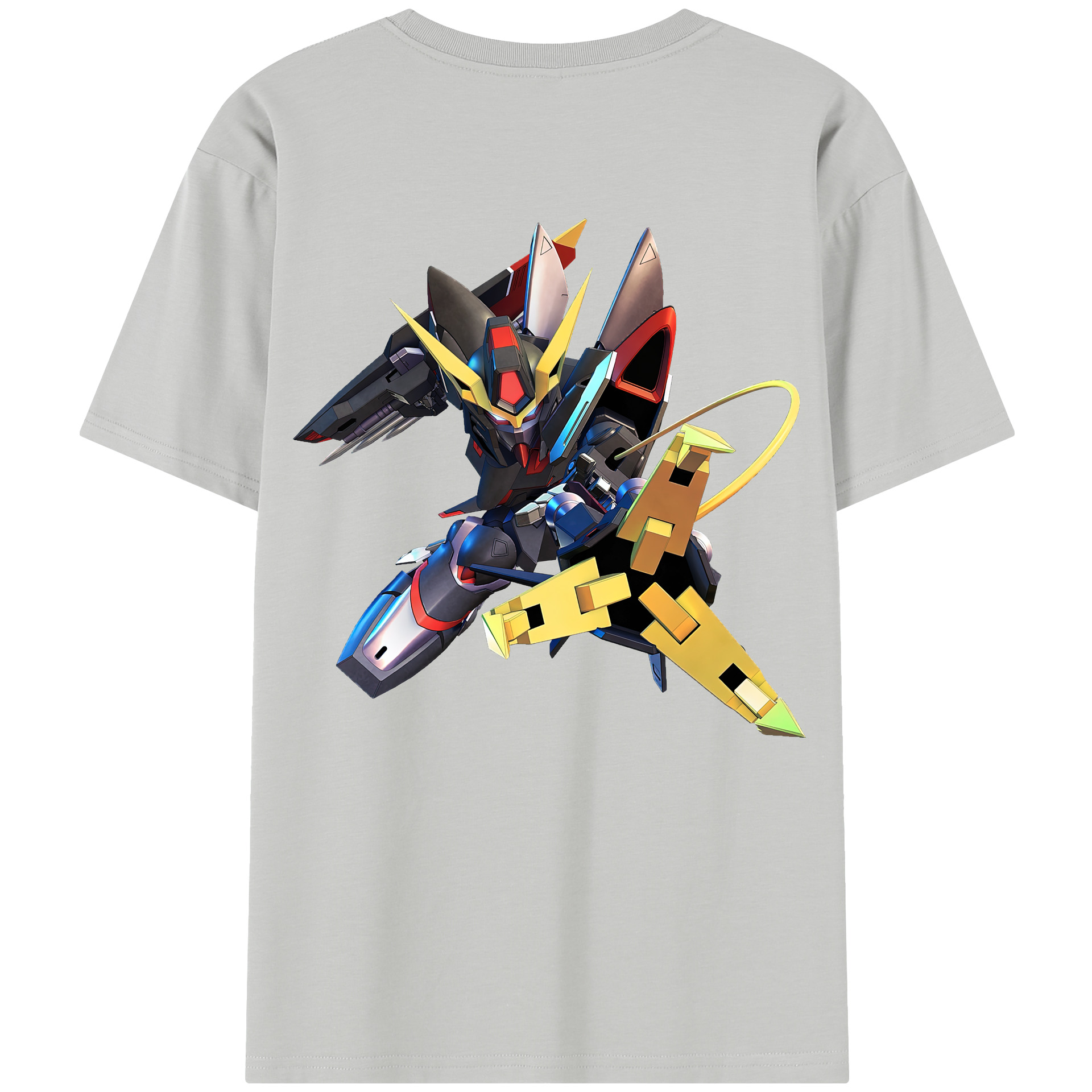 （画像用） 機動戦士ガンダム Mobile Suit Gundam 綿100％半袖Tシャツ（背面プリント）
