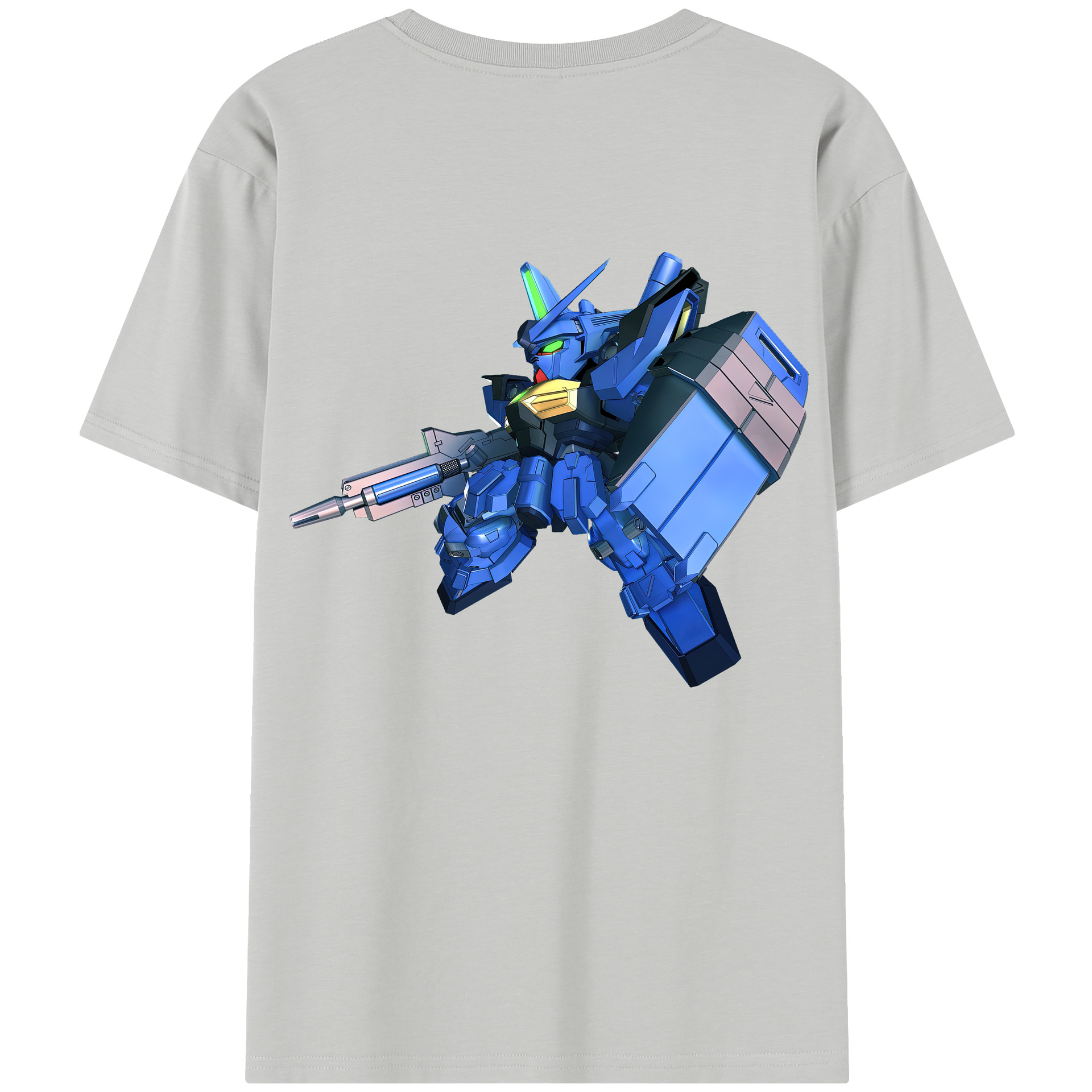 （画像用） 機動戦士ガンダム Mobile Suit Gundam 綿100％半袖Tシャツ（背面プリント）