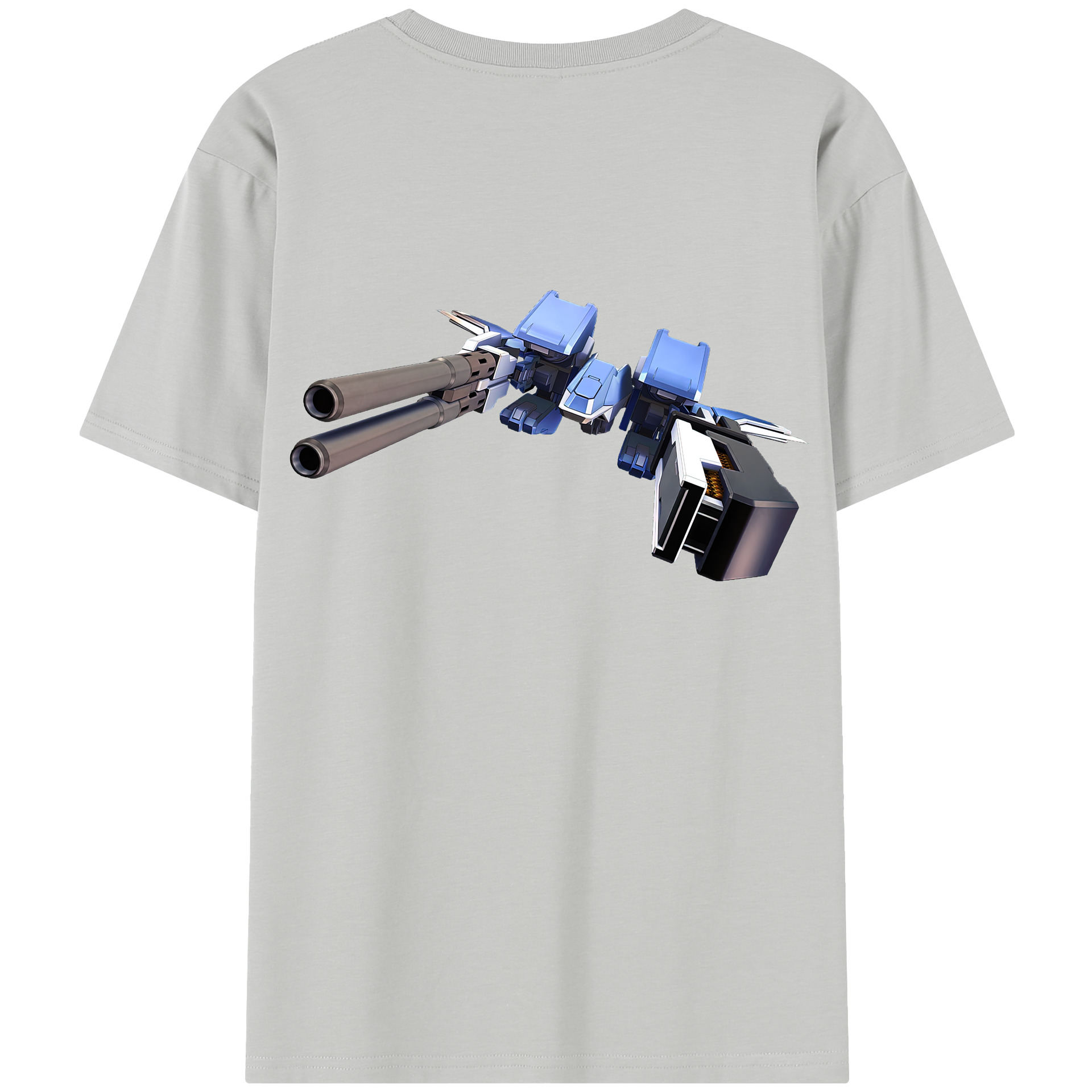 （画像用） 機動戦士ガンダム Mobile Suit Gundam 綿100％半袖Tシャツ（背面プリント）