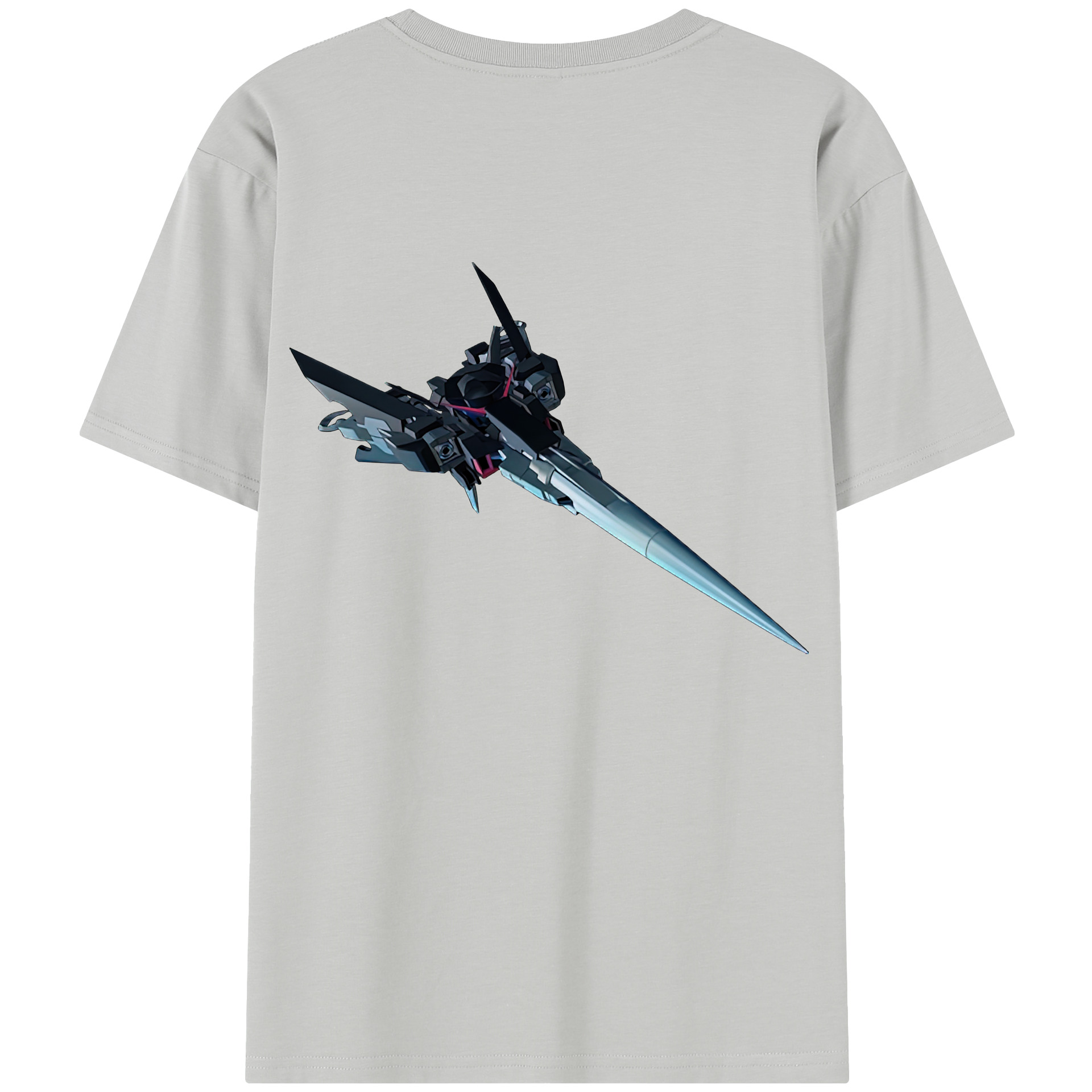 （画像用） 機動戦士ガンダム Mobile Suit Gundam 綿100％半袖Tシャツ（背面プリント）