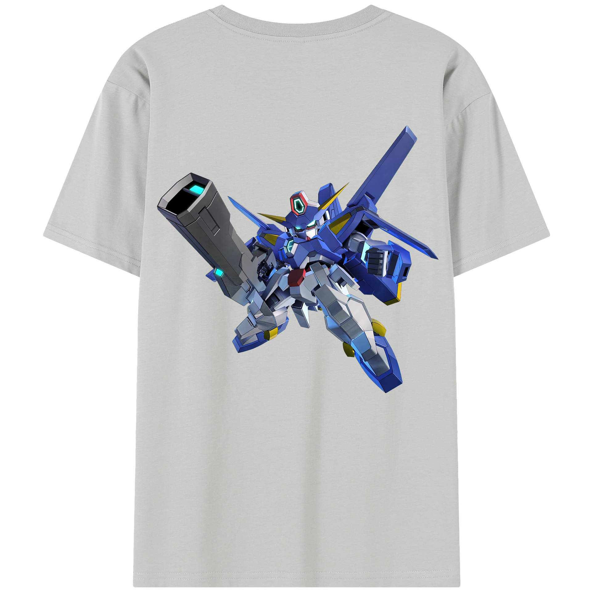 （画像用） 機動戦士ガンダム Mobile Suit Gundam 綿100％半袖Tシャツ（背面プリント）