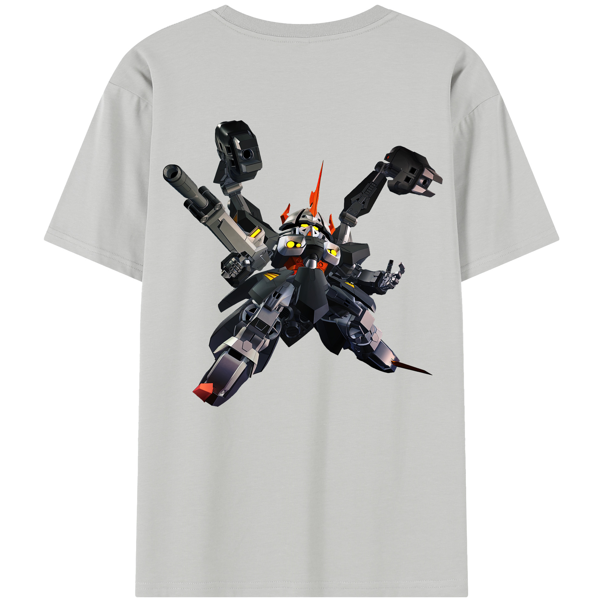（画像用） 機動戦士ガンダム Mobile Suit Gundam 綿100％半袖Tシャツ（背面プリント）