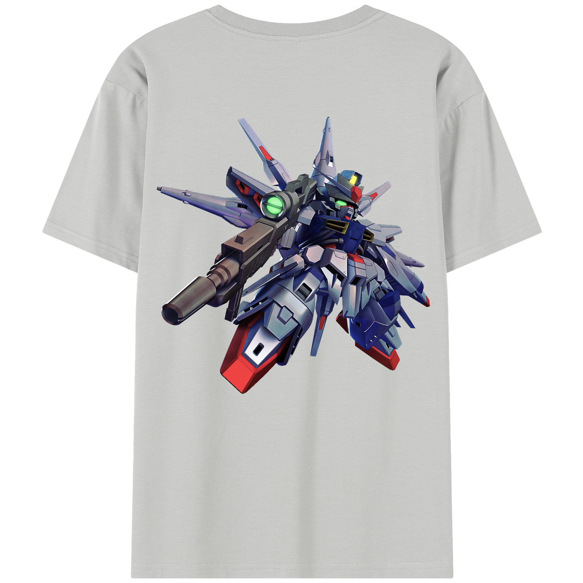 （画像用） 機動戦士ガンダム Mobile Suit Gundam 綿100％半袖Tシャツ（背面プリント）