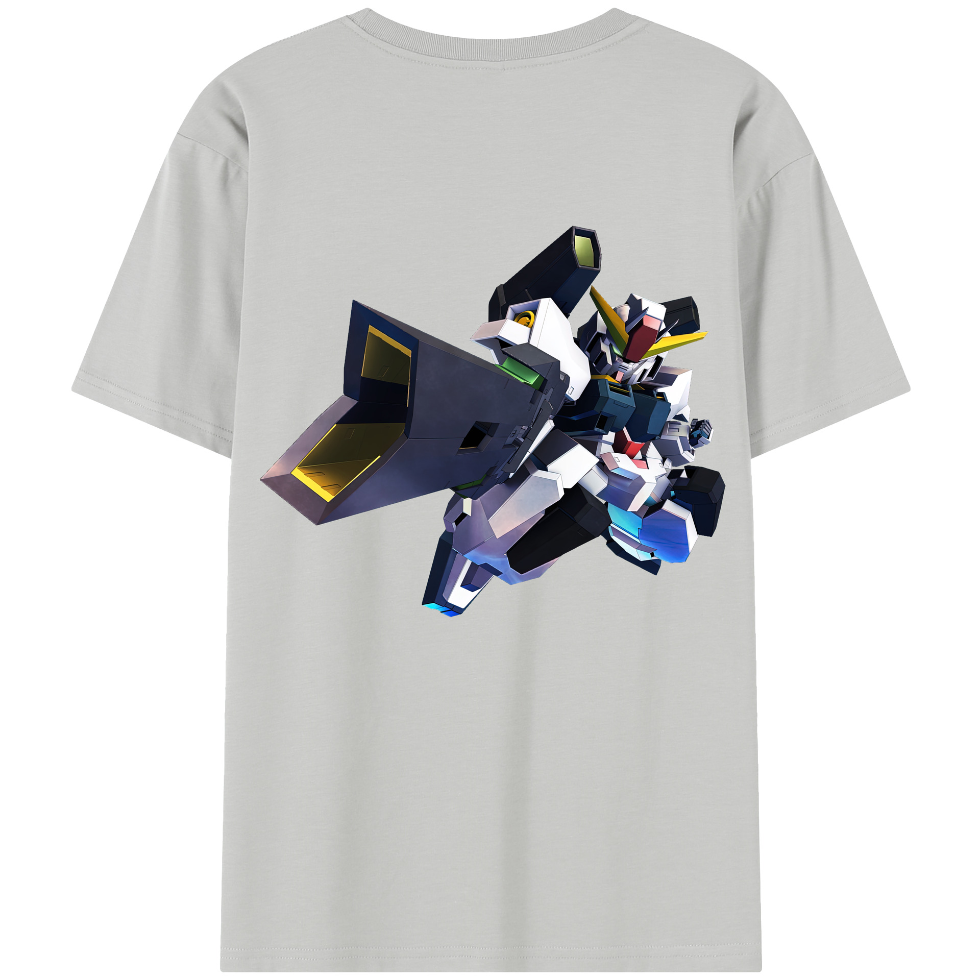 （画像用） 機動戦士ガンダム Mobile Suit Gundam 綿100％半袖Tシャツ（背面プリント）