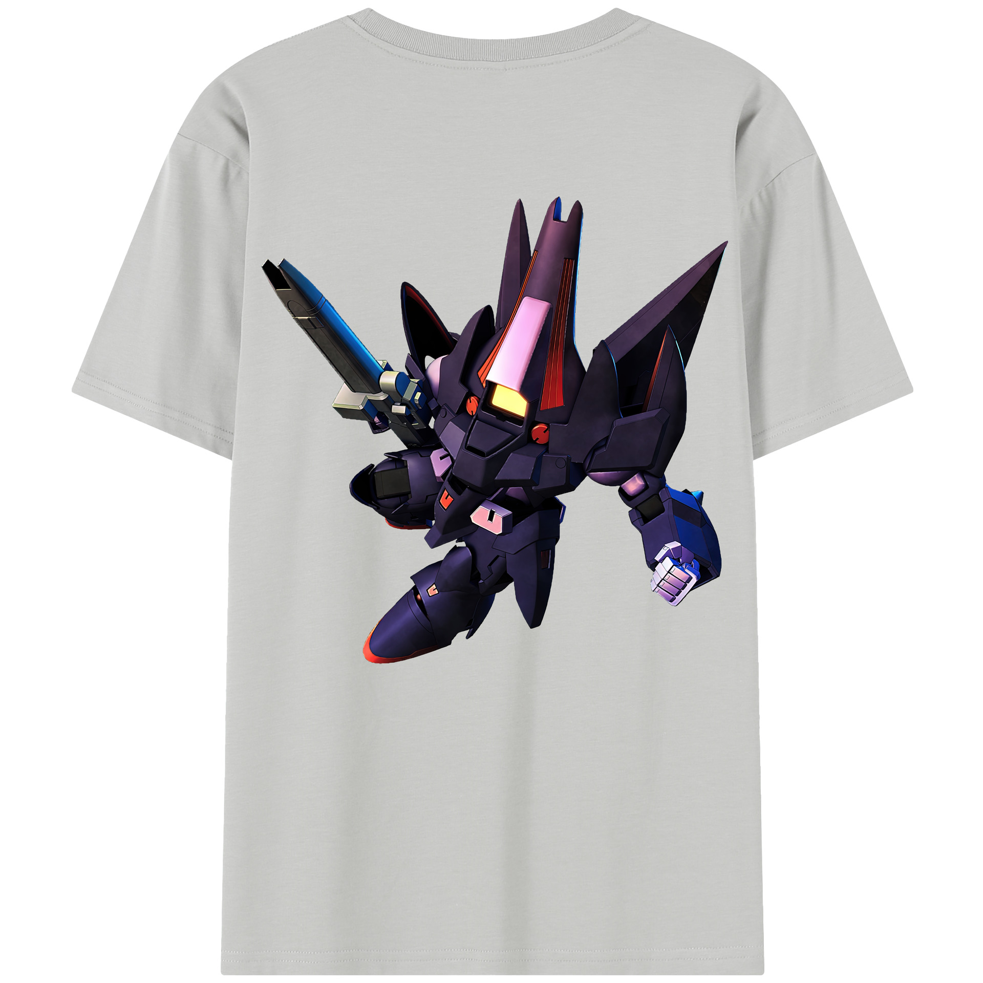 （画像用） 機動戦士ガンダム Mobile Suit Gundam 綿100％半袖Tシャツ（背面プリント）