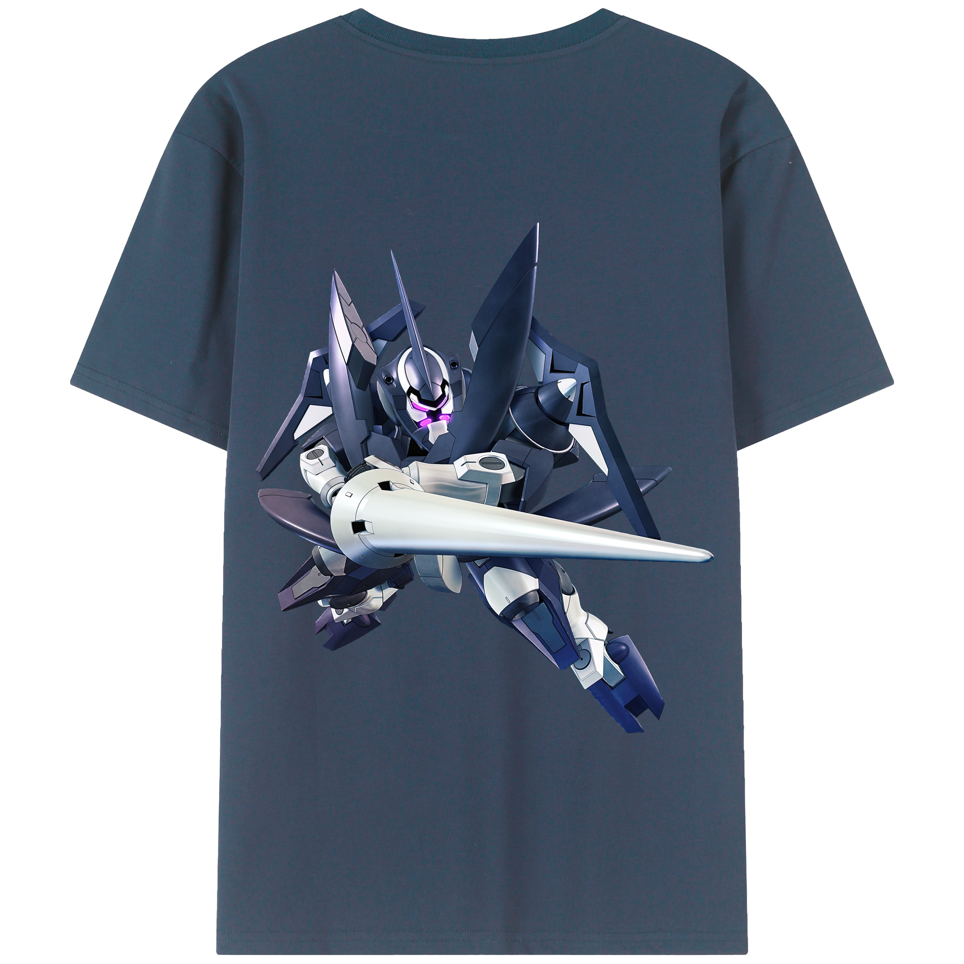 （画像用） 機動戦士ガンダム Mobile Suit Gundam 綿100％半袖Tシャツ（背面プリント）