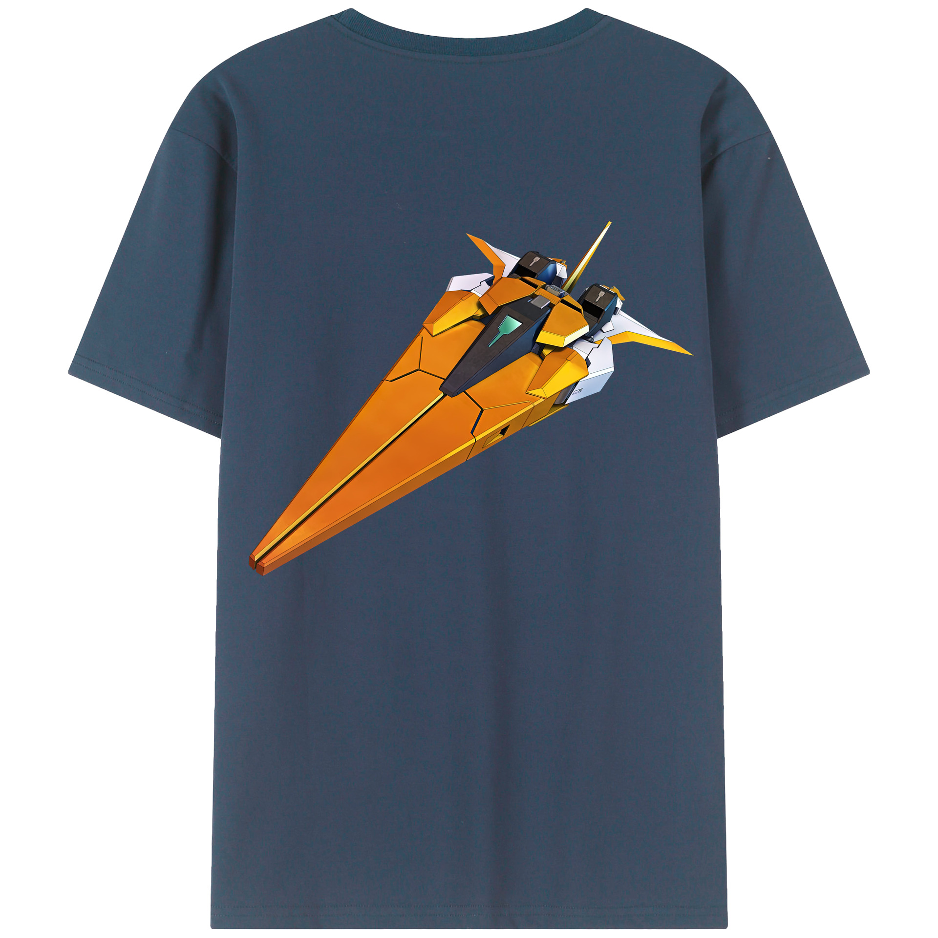 （画像用） 機動戦士ガンダム Mobile Suit Gundam 綿100％半袖Tシャツ（背面プリント）