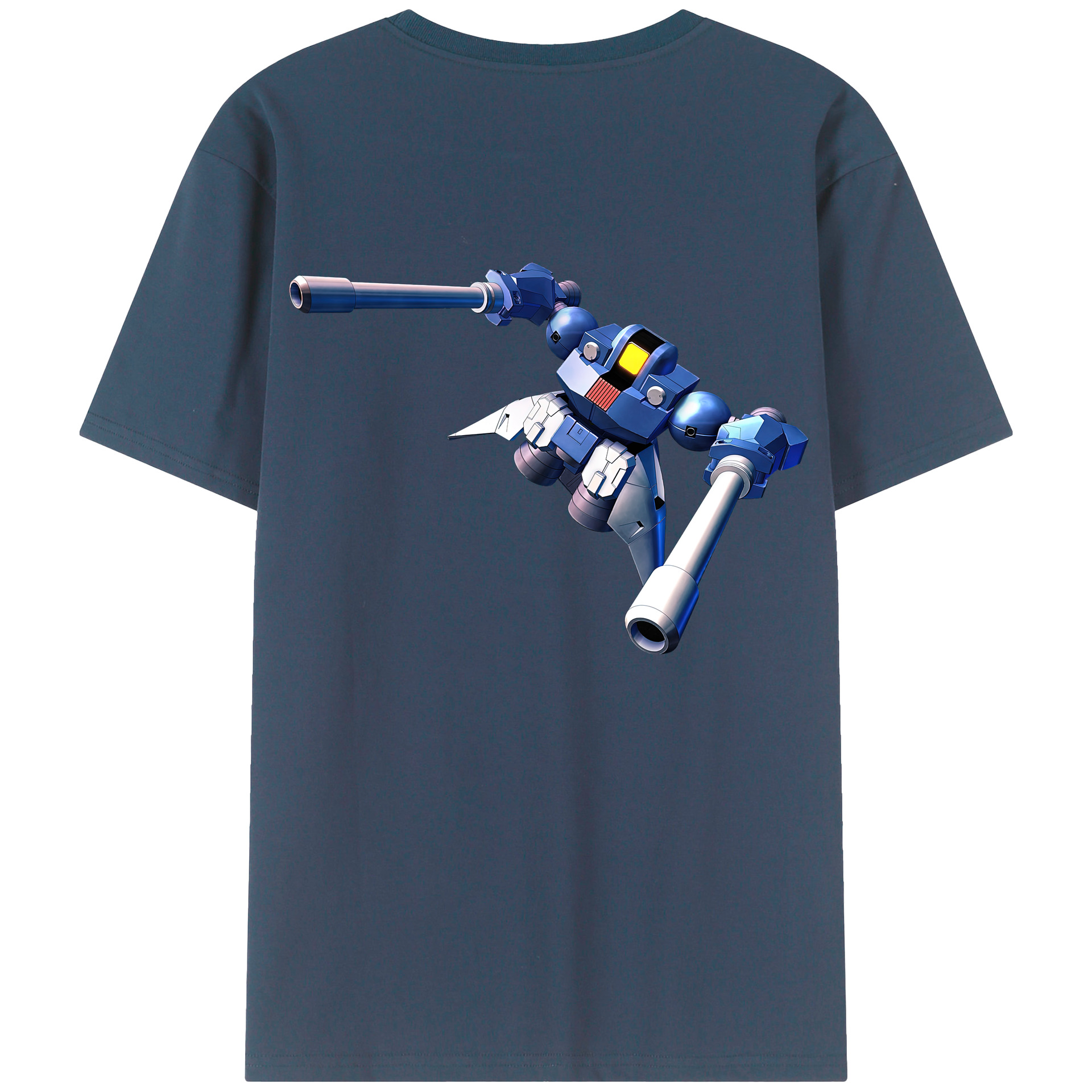 （画像用） 機動戦士ガンダム Mobile Suit Gundam 綿100％半袖Tシャツ（背面プリント）