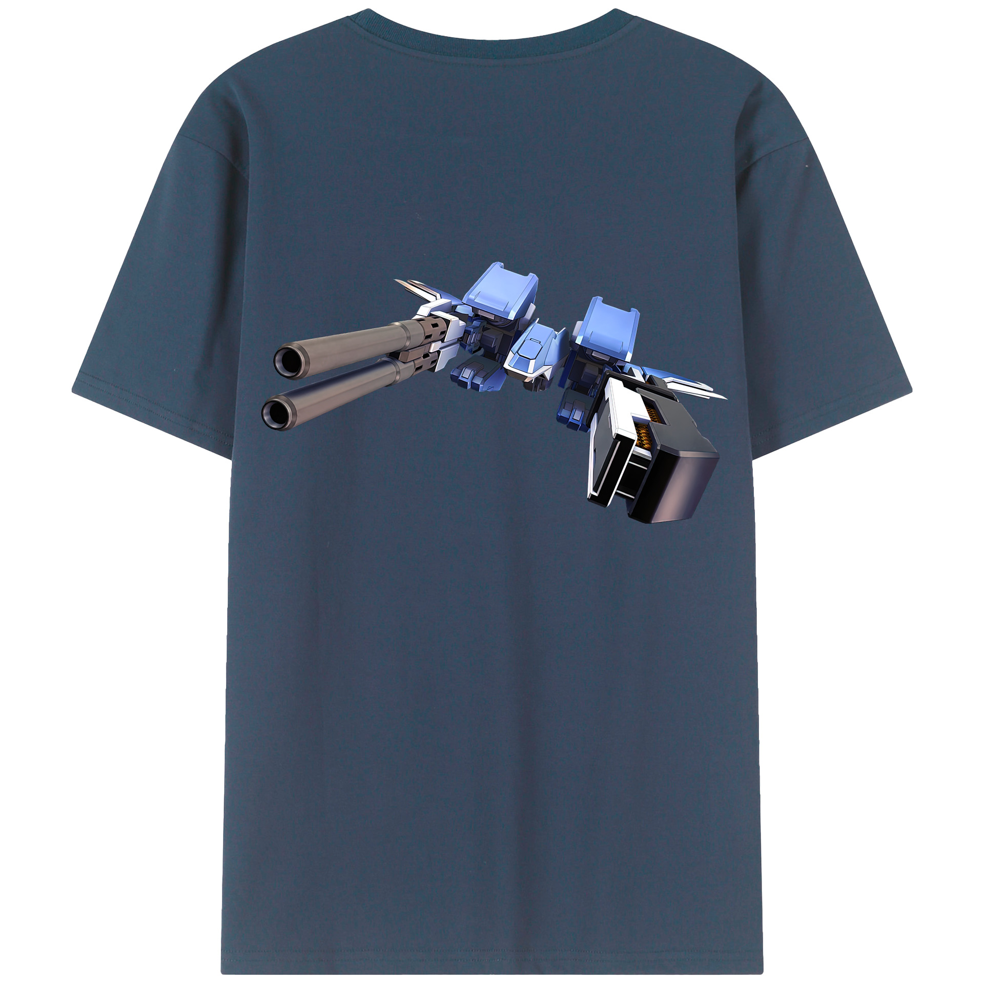 （画像用） 機動戦士ガンダム Mobile Suit Gundam 綿100％半袖Tシャツ（背面プリント）