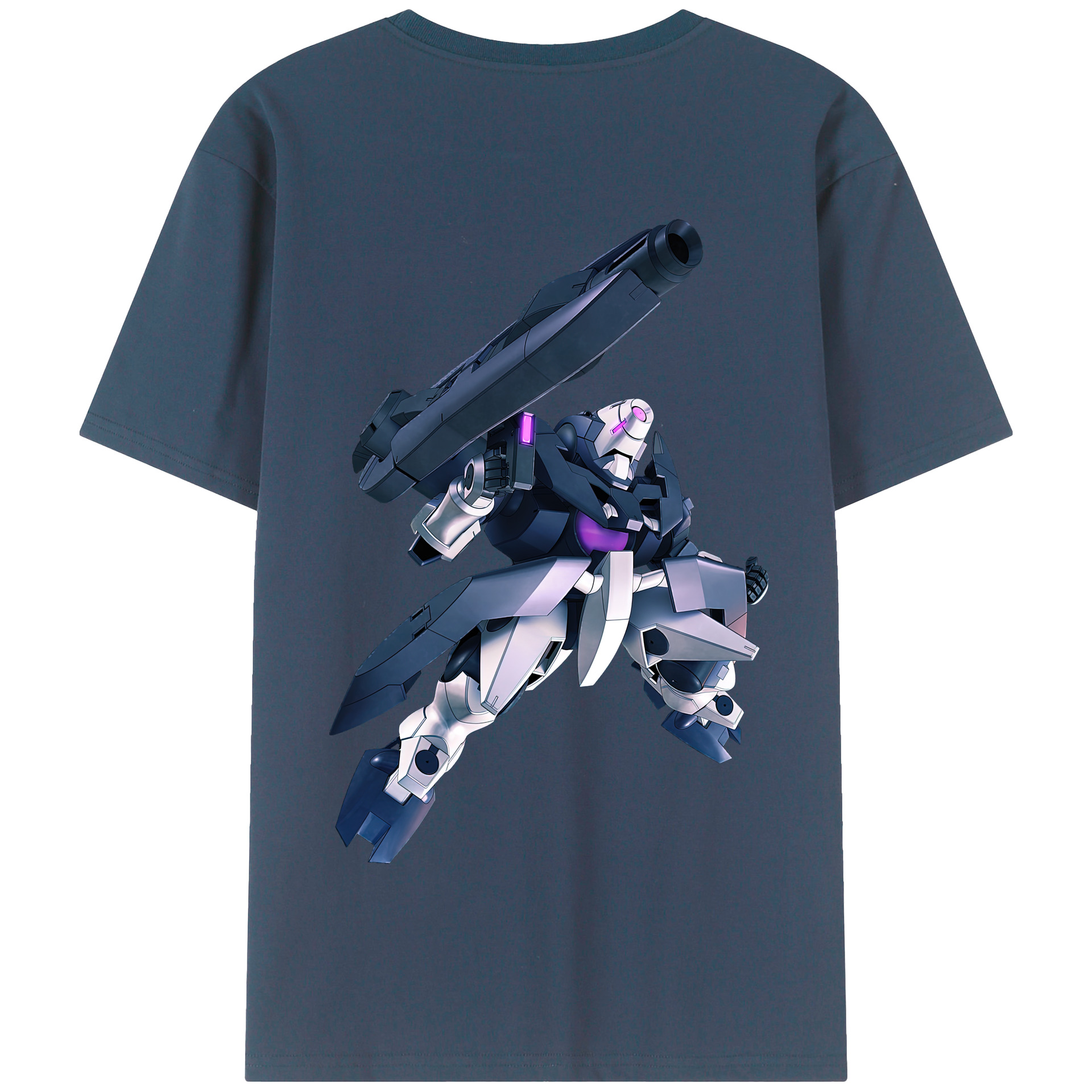 （画像用） 機動戦士ガンダム Mobile Suit Gundam 綿100％半袖Tシャツ（背面プリント）
