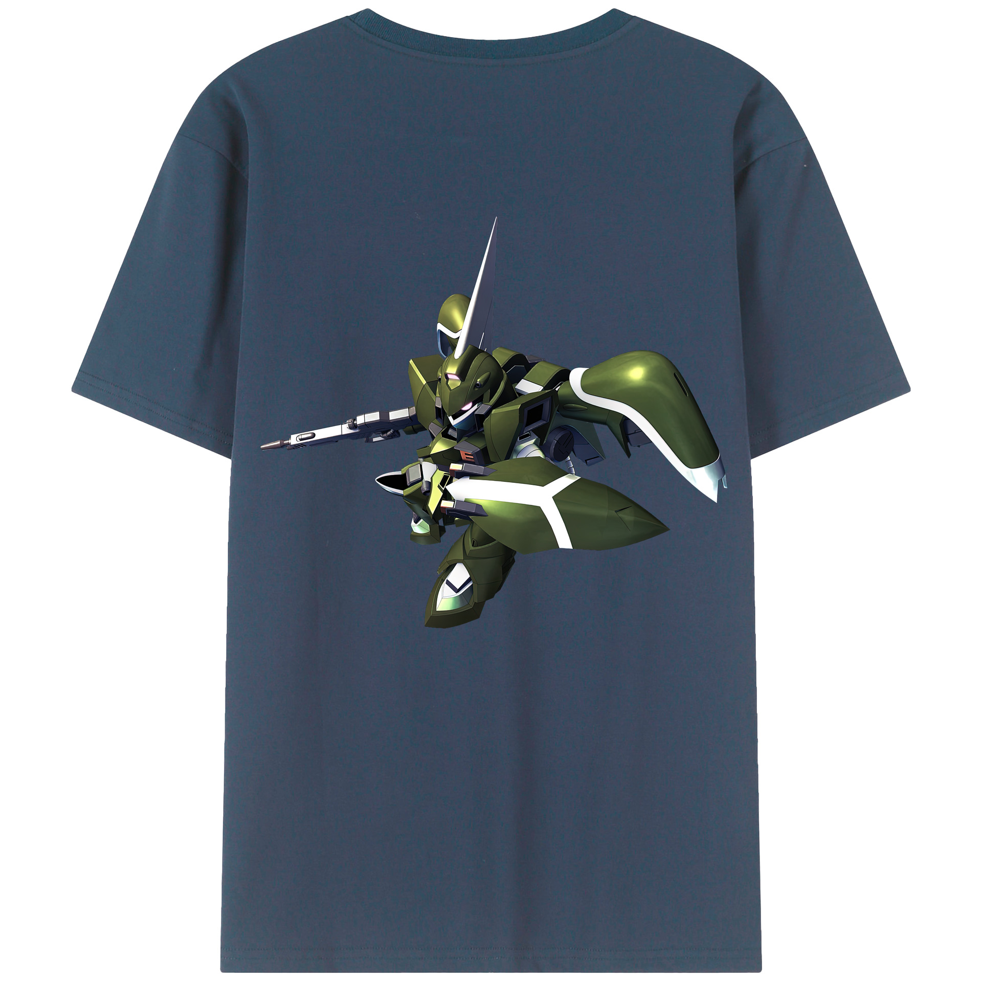 （画像用） 機動戦士ガンダム Mobile Suit Gundam 綿100％半袖Tシャツ（背面プリント）