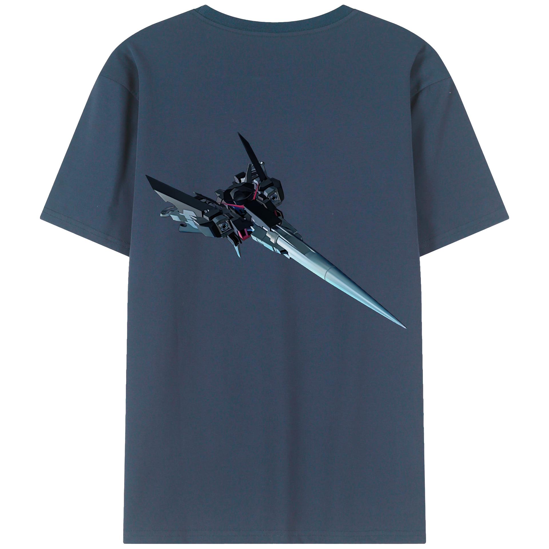 （画像用） 機動戦士ガンダム Mobile Suit Gundam 綿100％半袖Tシャツ（背面プリント）