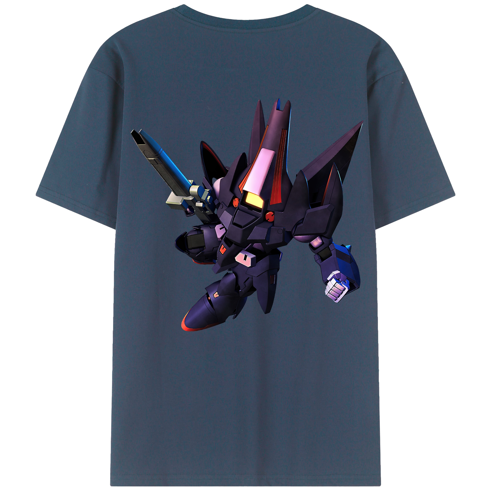 （画像用） 機動戦士ガンダム Mobile Suit Gundam 綿100％半袖Tシャツ（背面プリント）