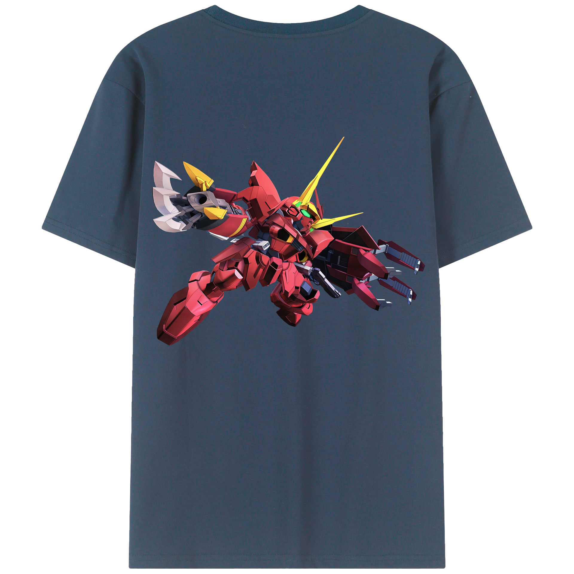 （画像用） 機動戦士ガンダム Mobile Suit Gundam 綿100％半袖Tシャツ（背面プリント）