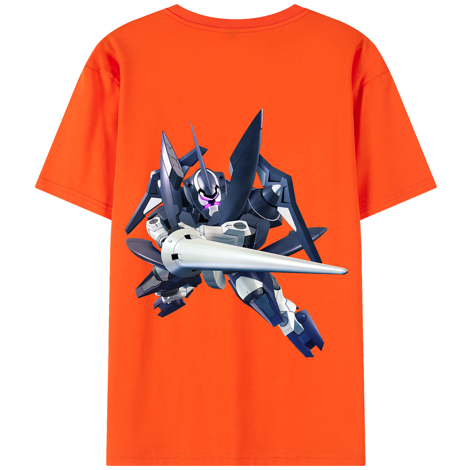 （画像用） 機動戦士ガンダム Mobile Suit Gundam 綿100％半袖Tシャツ（背面プリント）