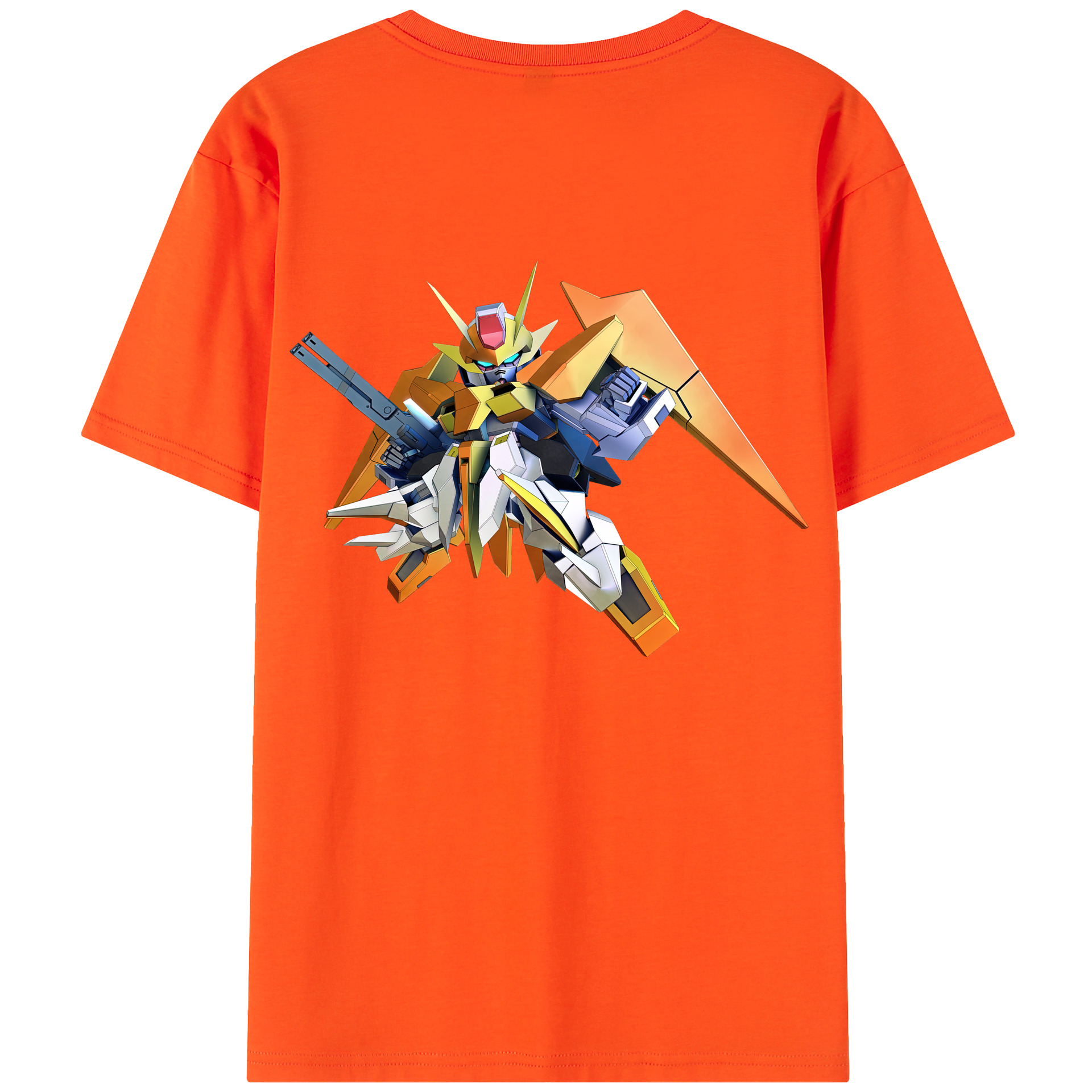 （画像用） 機動戦士ガンダム Mobile Suit Gundam 綿100％半袖Tシャツ（背面プリント）