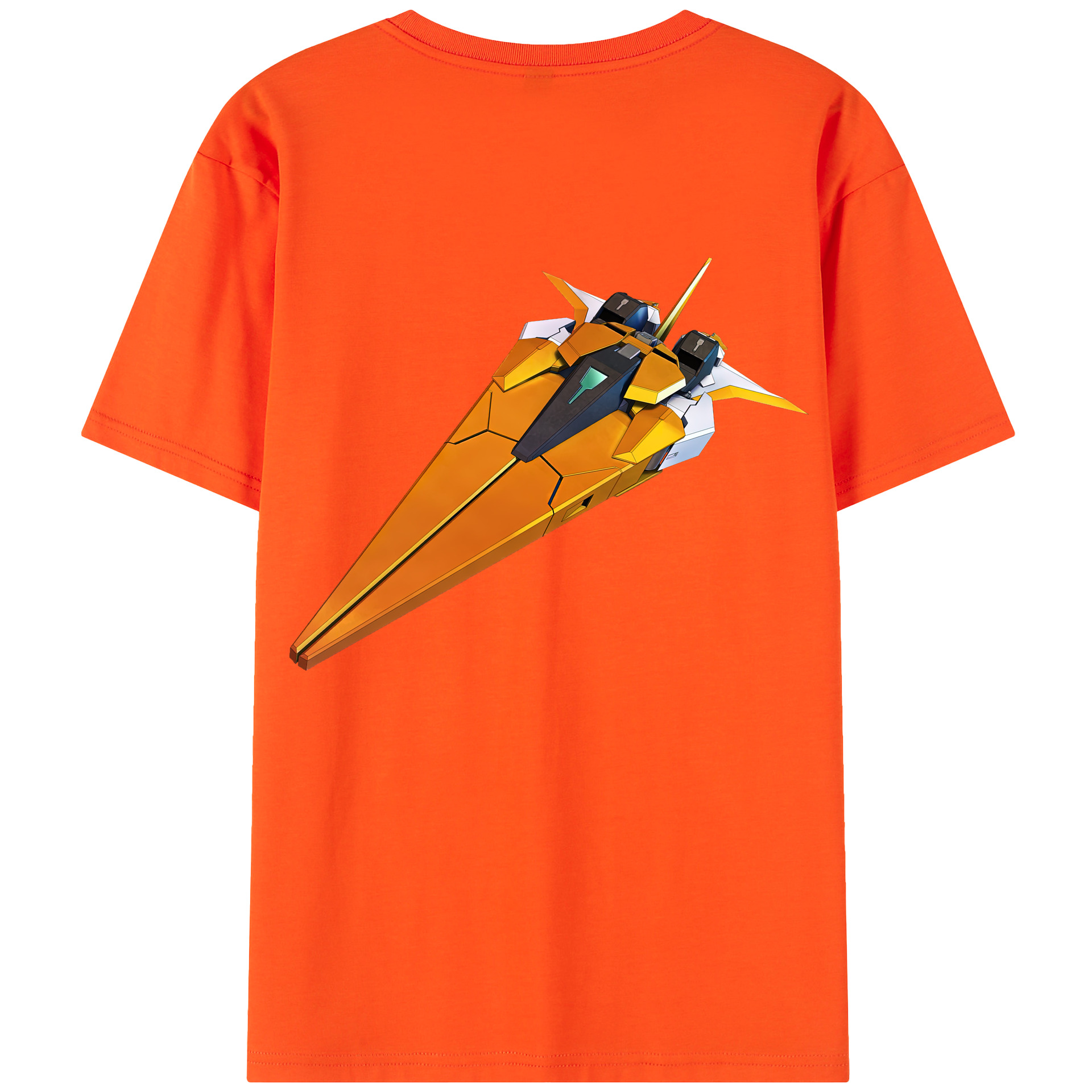（画像用） 機動戦士ガンダム Mobile Suit Gundam 綿100％半袖Tシャツ（背面プリント）