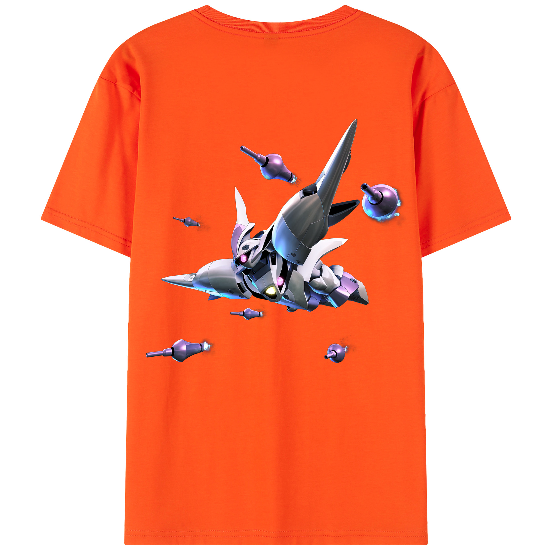 （画像用） 機動戦士ガンダム Mobile Suit Gundam 綿100％半袖Tシャツ（背面プリント）