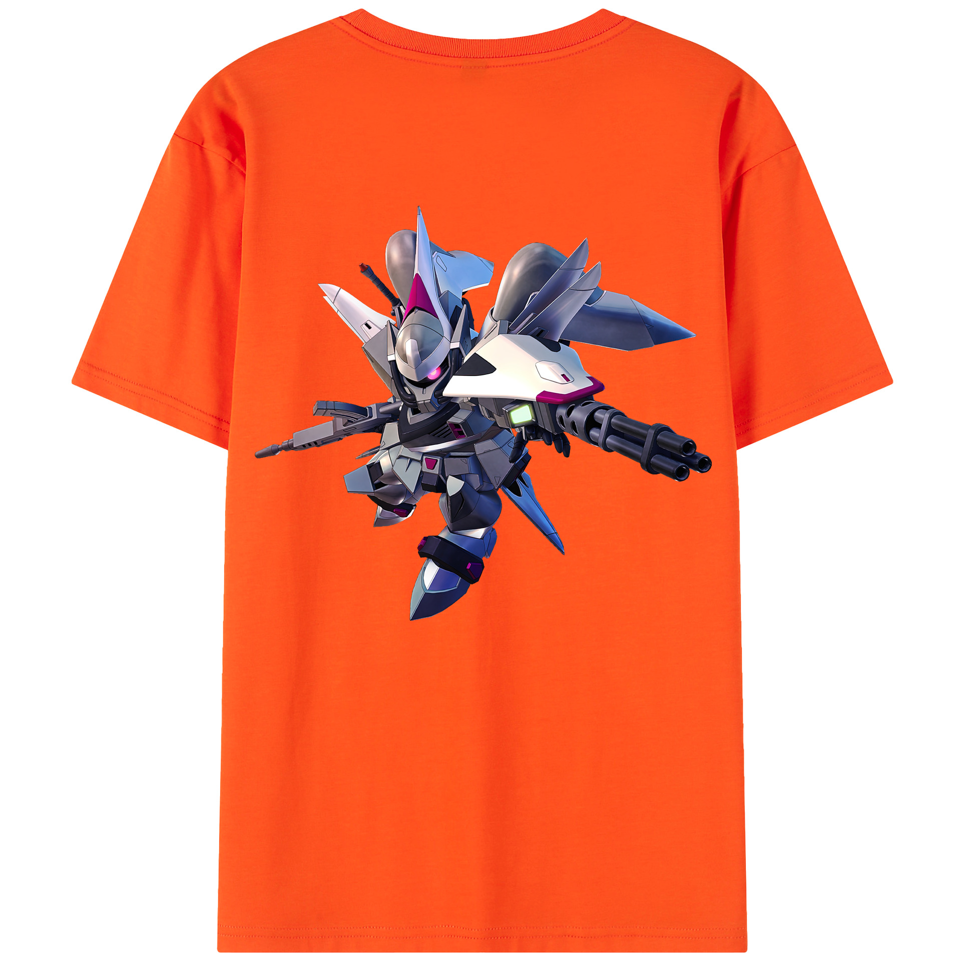 （画像用） 機動戦士ガンダム Mobile Suit Gundam 綿100％半袖Tシャツ（背面プリント）