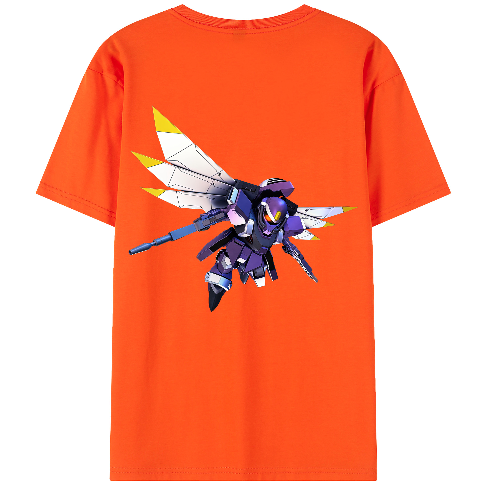 （画像用） 機動戦士ガンダム Mobile Suit Gundam 綿100％半袖Tシャツ（背面プリント）
