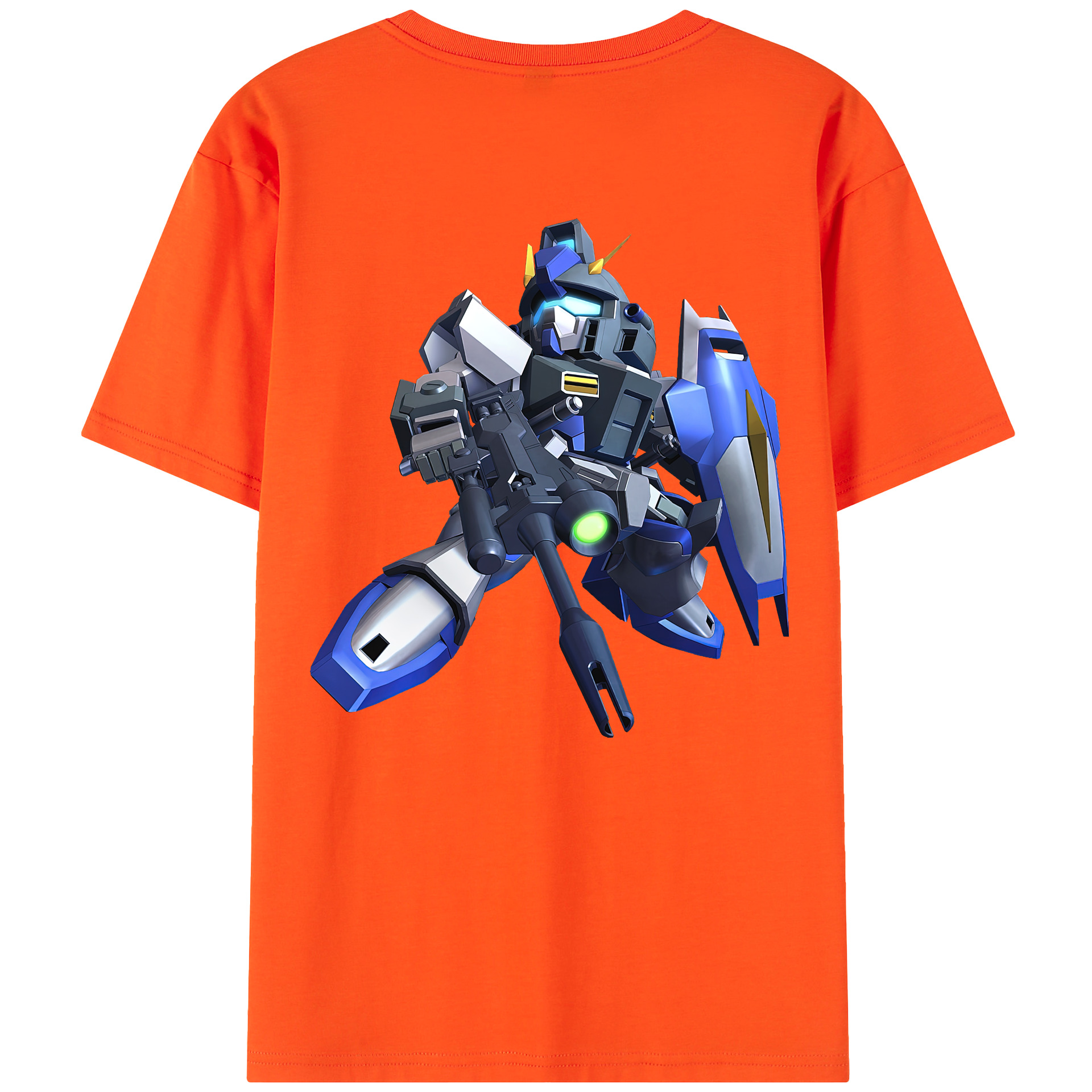 （画像用） 機動戦士ガンダム Mobile Suit Gundam 綿100％半袖Tシャツ（背面プリント）