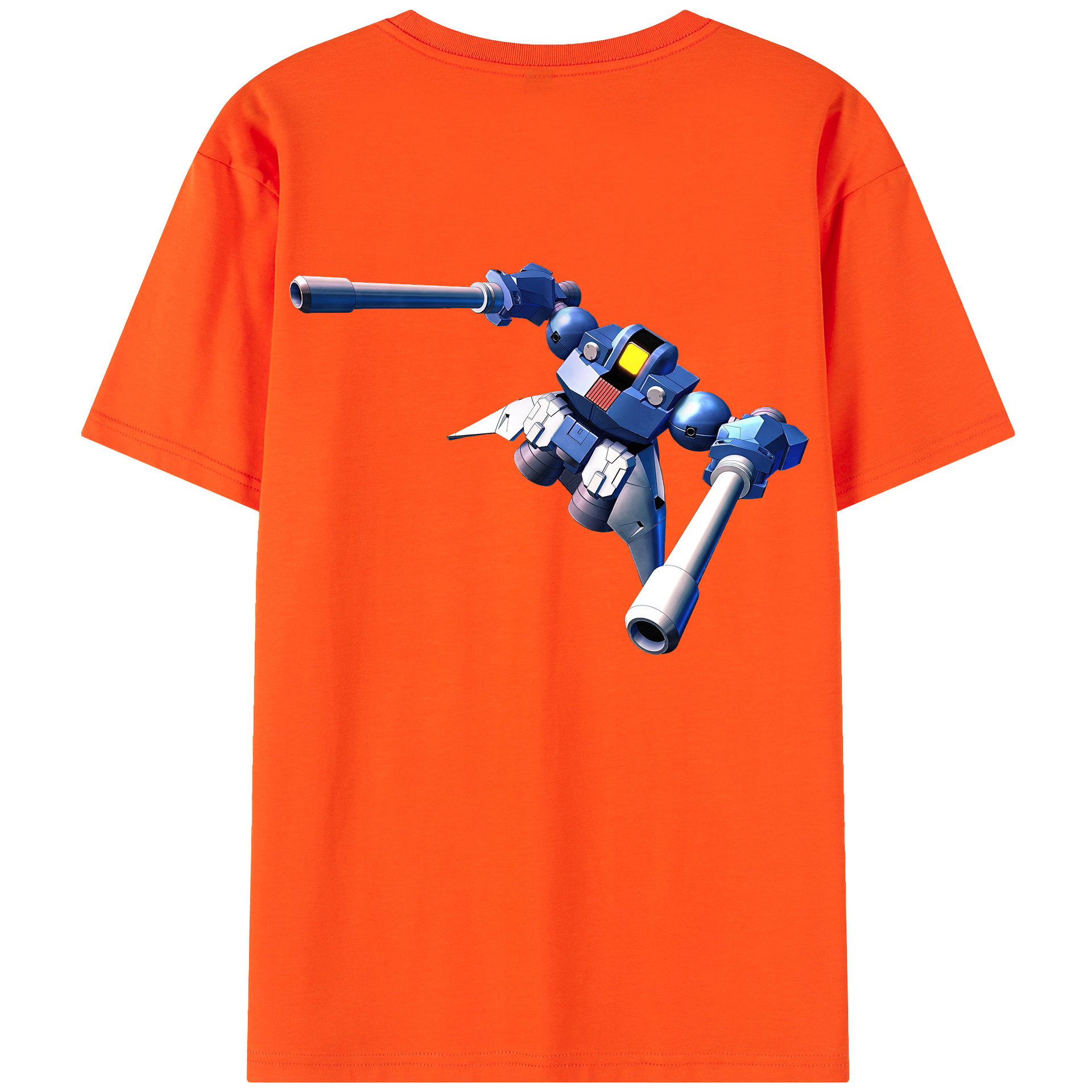 （画像用） 機動戦士ガンダム Mobile Suit Gundam 綿100％半袖Tシャツ（背面プリント）