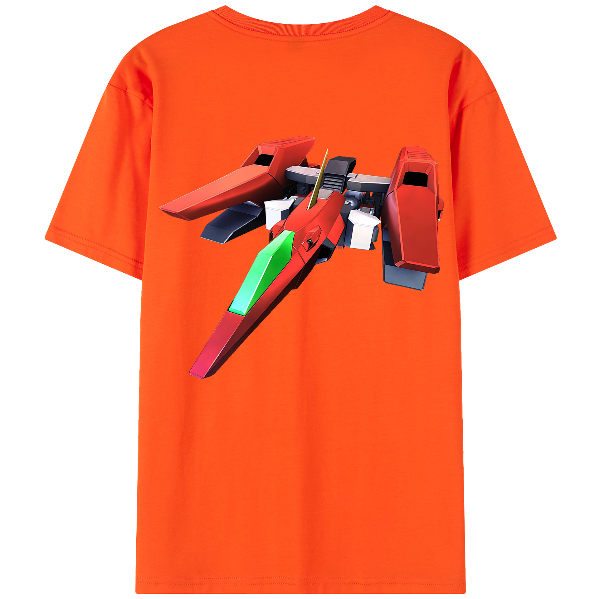 （画像用） 機動戦士ガンダム Mobile Suit Gundam 綿100％半袖Tシャツ（背面プリント）