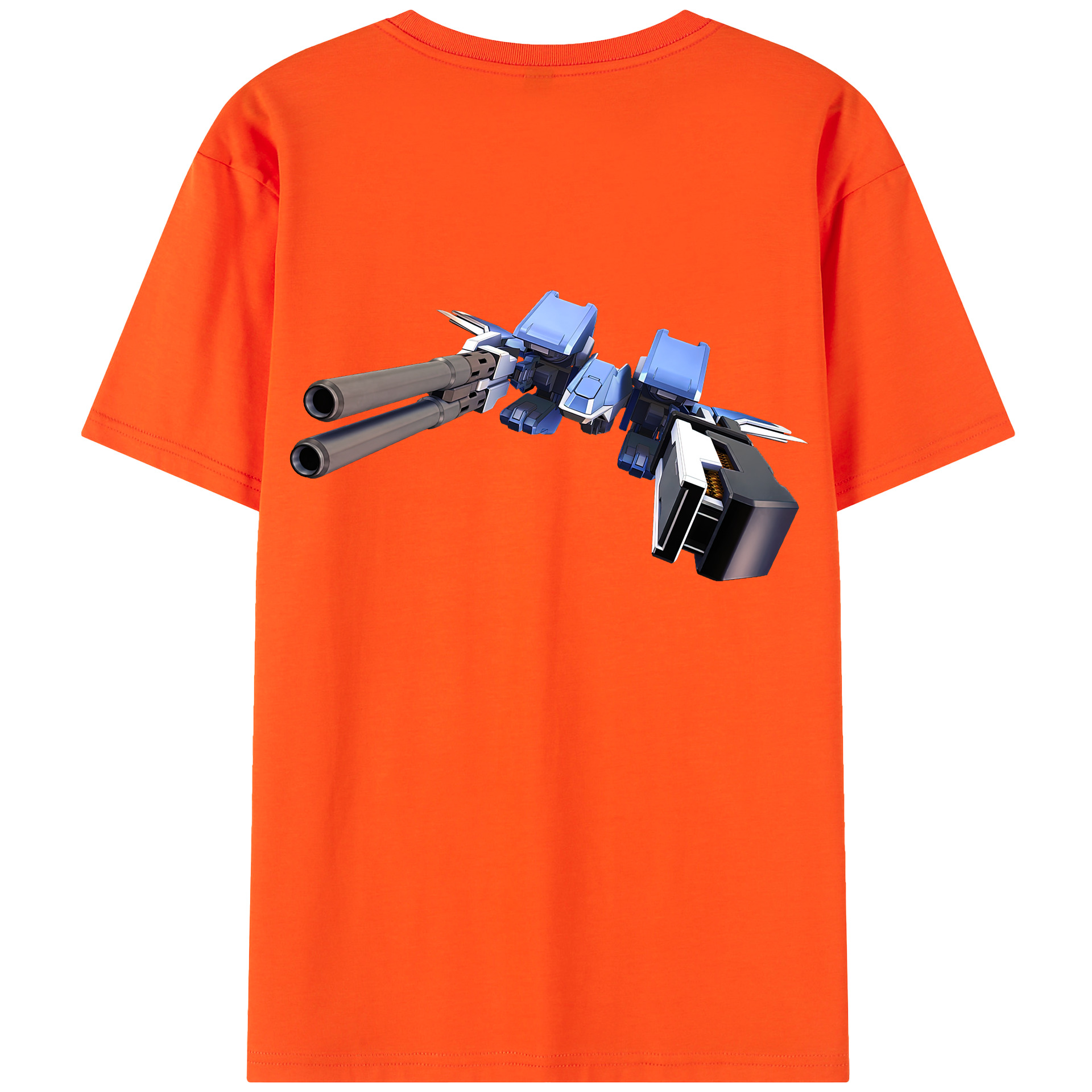 （画像用） 機動戦士ガンダム Mobile Suit Gundam 綿100％半袖Tシャツ（背面プリント）