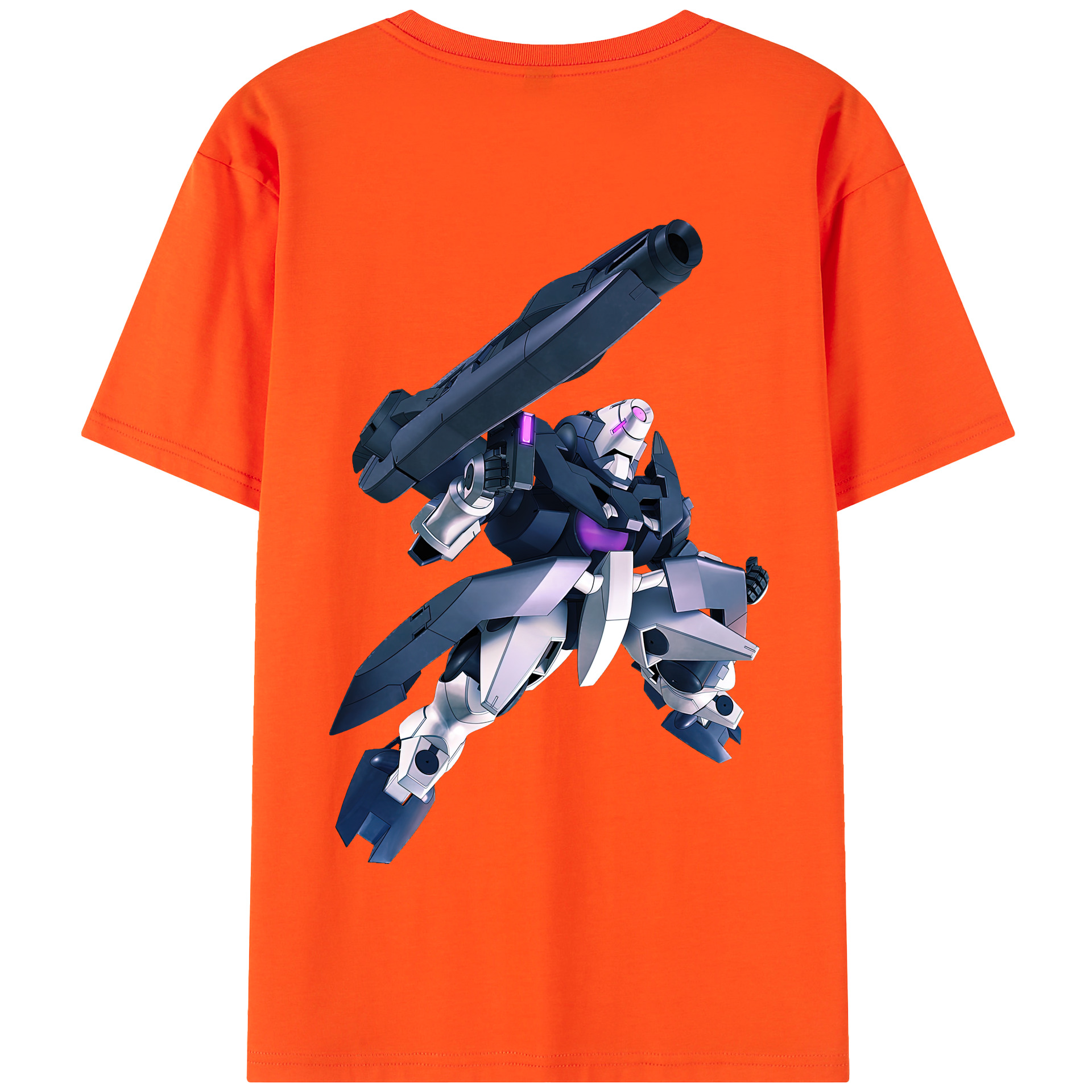 （画像用） 機動戦士ガンダム Mobile Suit Gundam 綿100％半袖Tシャツ（背面プリント）