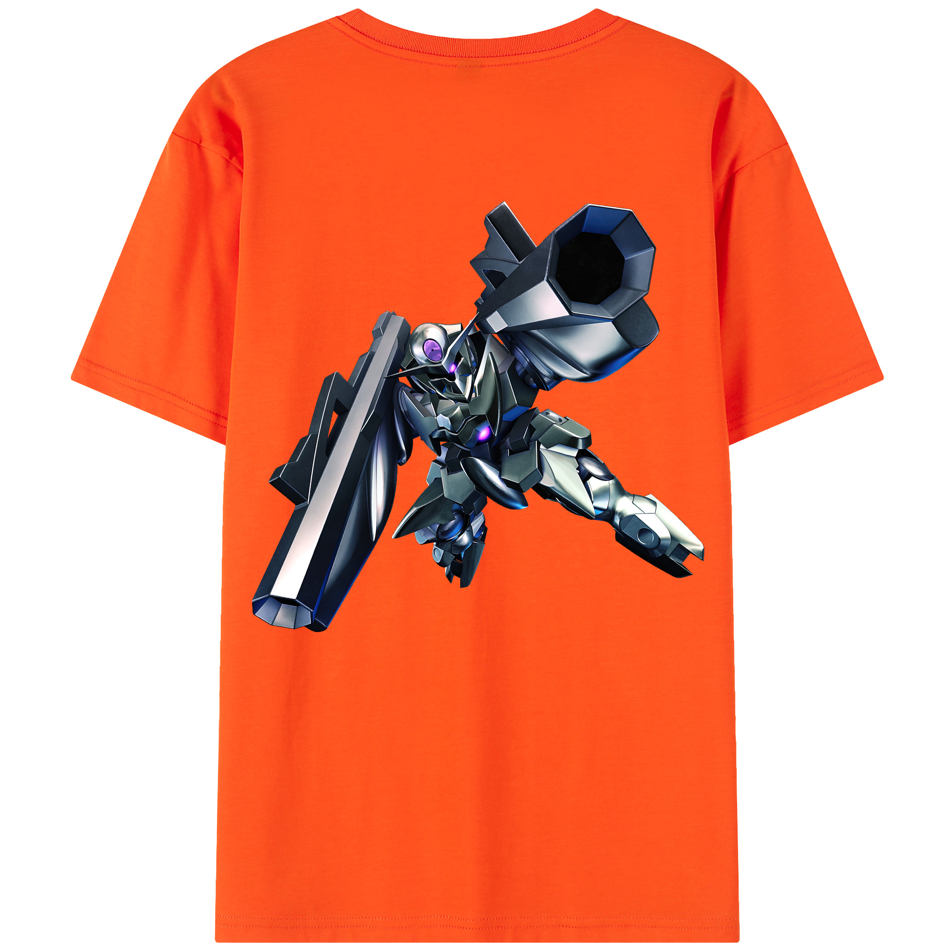 （画像用） 機動戦士ガンダム Mobile Suit Gundam 綿100％半袖Tシャツ（背面プリント）