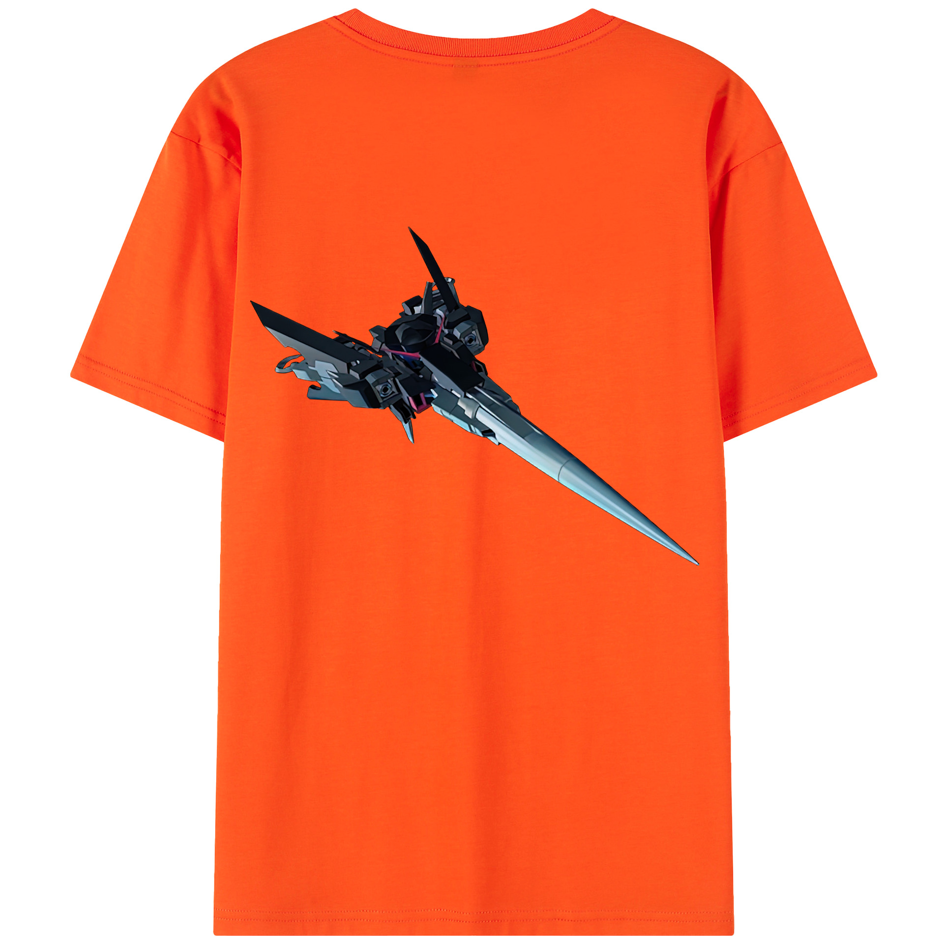 （画像用） 機動戦士ガンダム Mobile Suit Gundam 綿100％半袖Tシャツ（背面プリント）
