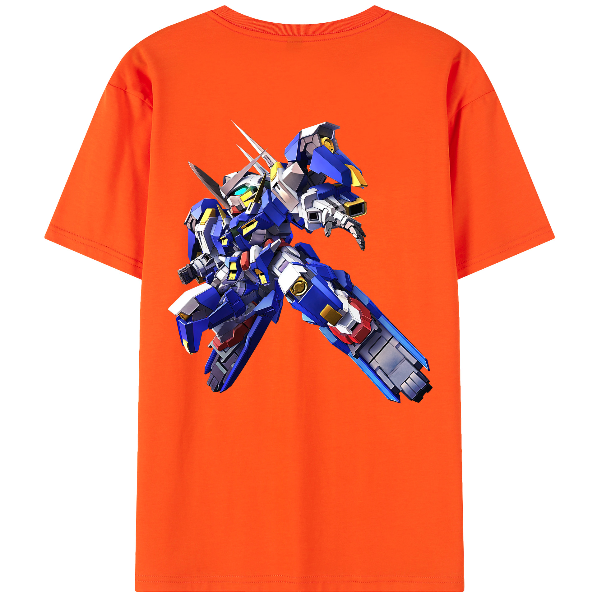 （画像用） 機動戦士ガンダム Mobile Suit Gundam 綿100％半袖Tシャツ（背面プリント）