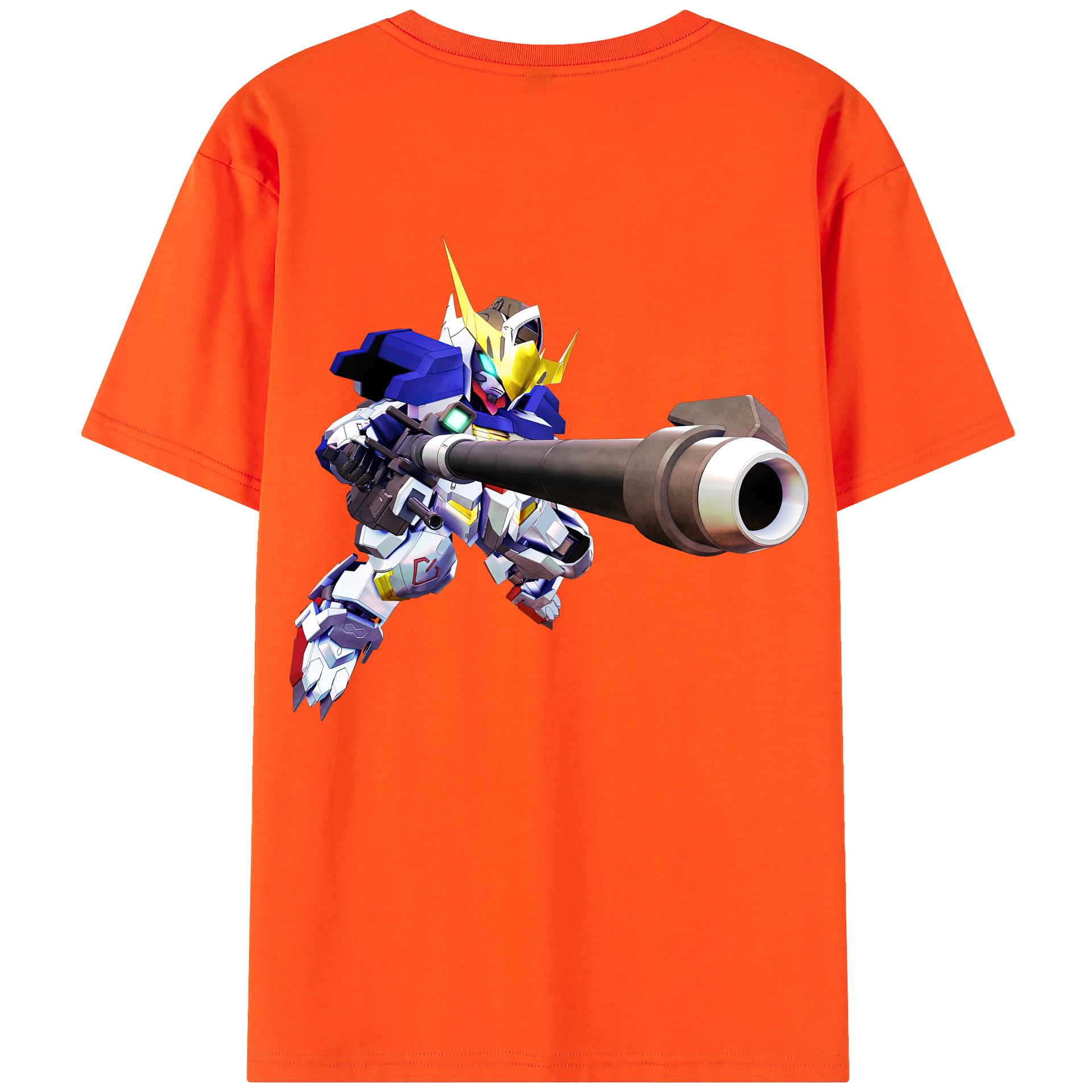 （画像用） 機動戦士ガンダム Mobile Suit Gundam 綿100％半袖Tシャツ（背面プリント）