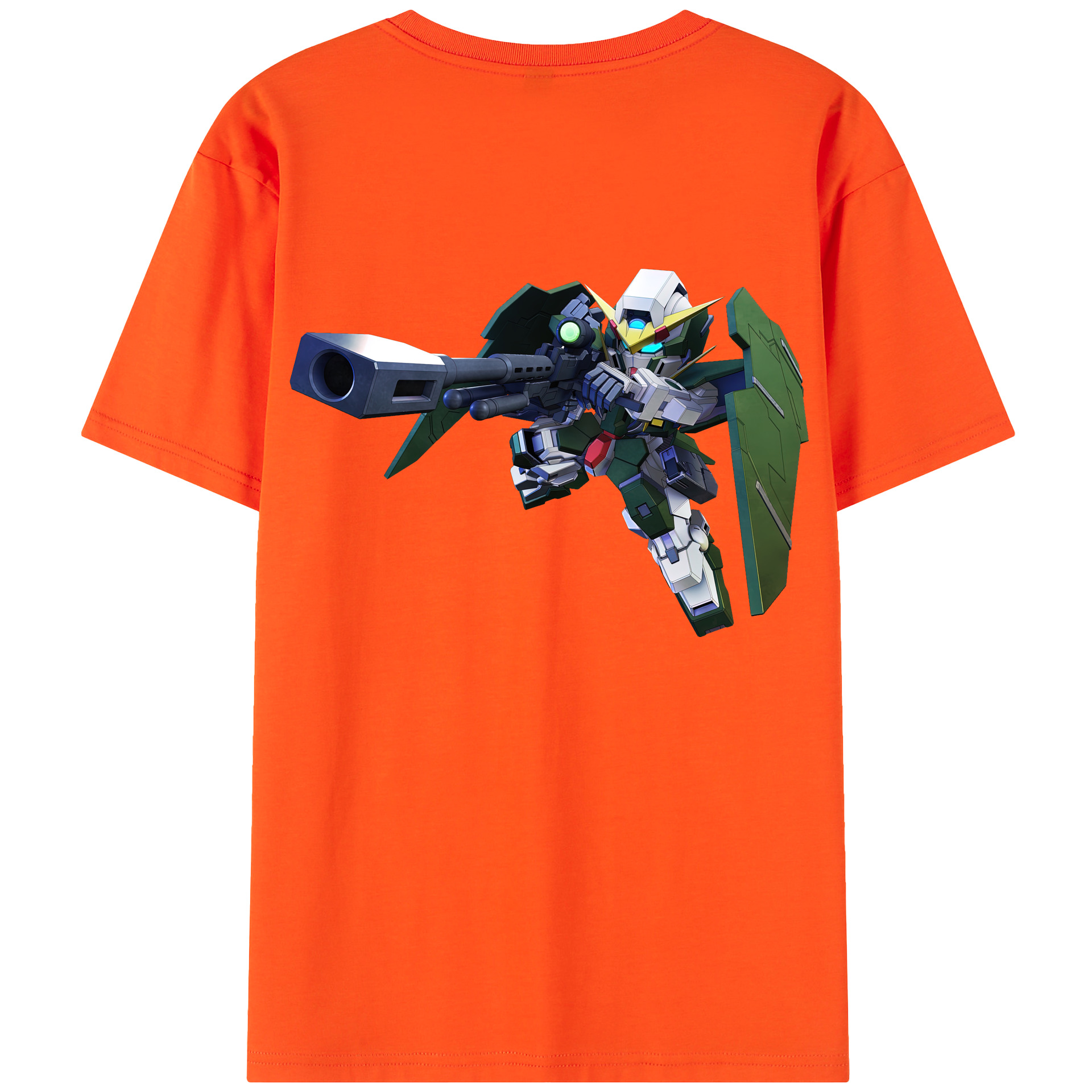 （画像用） 機動戦士ガンダム Mobile Suit Gundam 綿100％半袖Tシャツ（背面プリント）