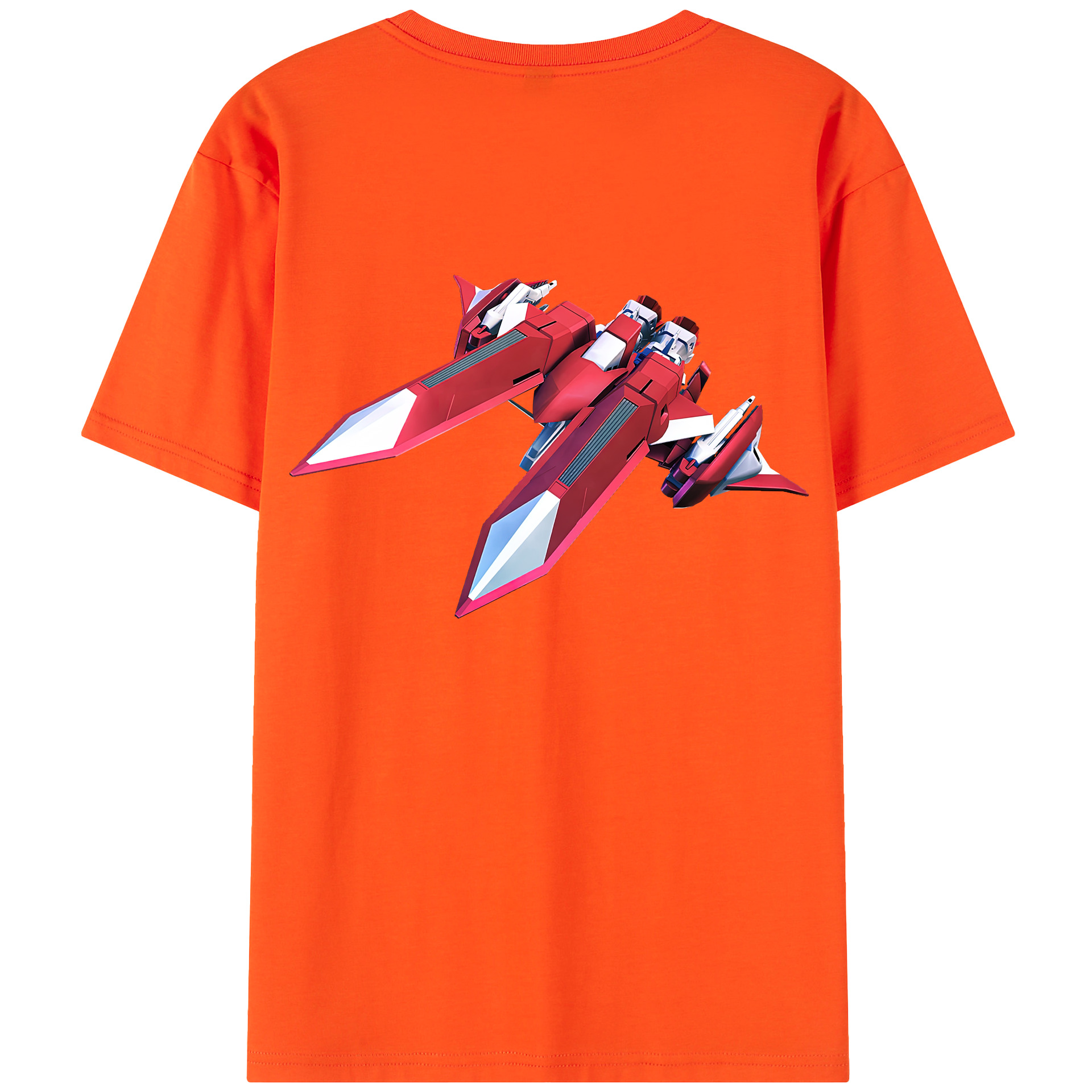 （画像用） 機動戦士ガンダム Mobile Suit Gundam 綿100％半袖Tシャツ（背面プリント）