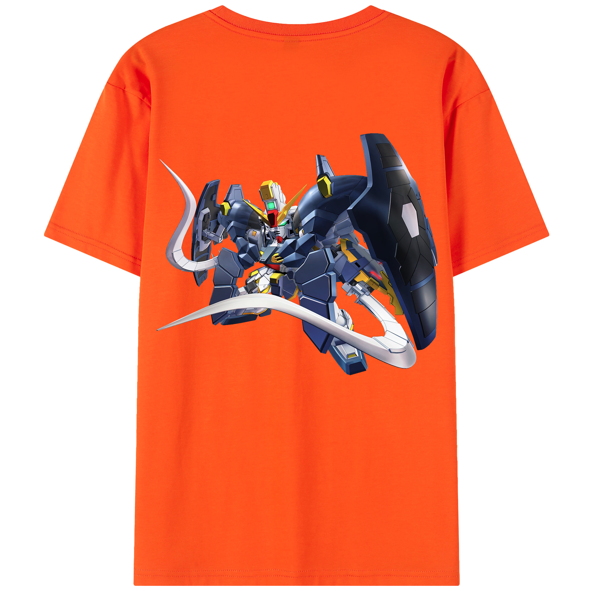 （画像用） 機動戦士ガンダム Mobile Suit Gundam 綿100％半袖Tシャツ（背面プリント）
