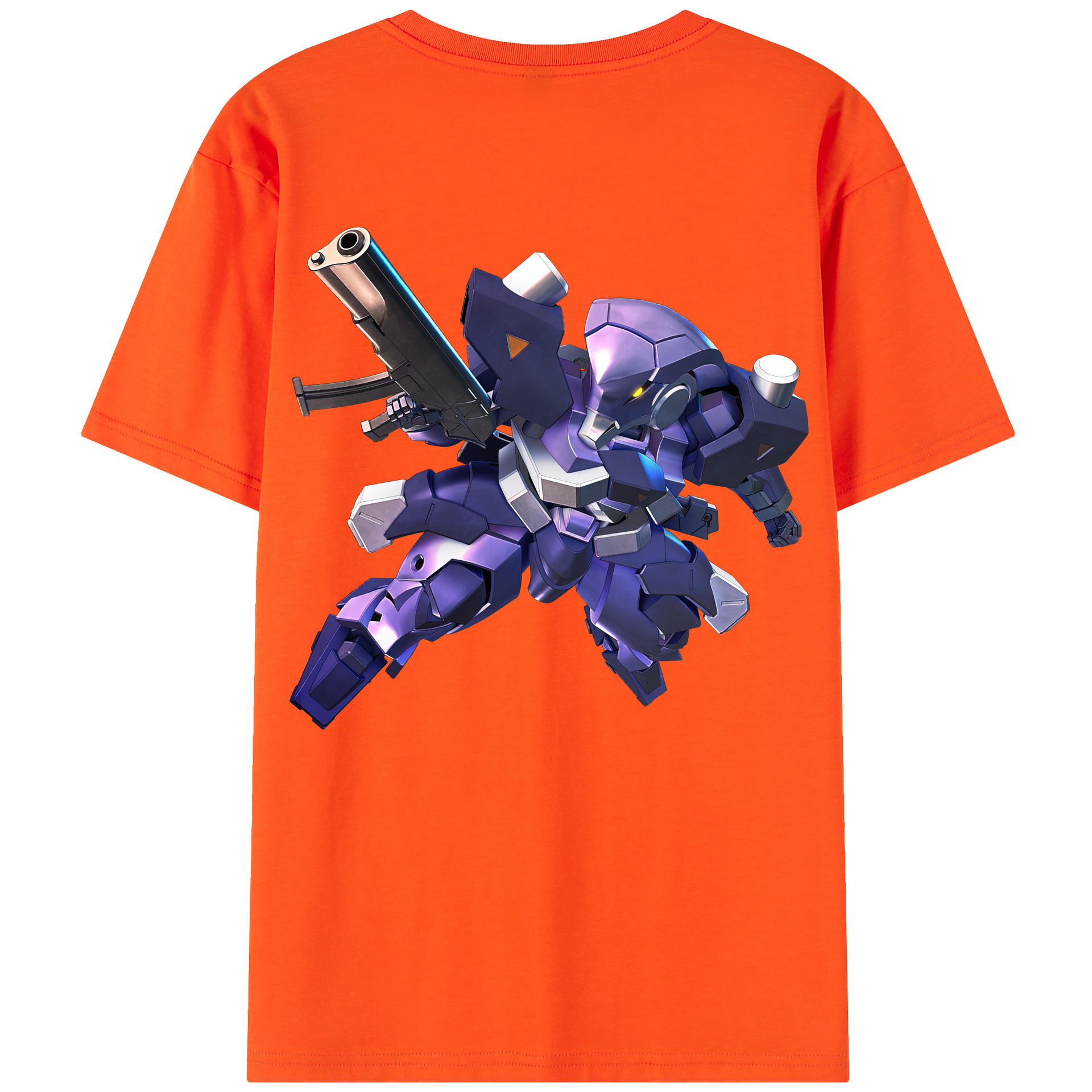 （画像用） 機動戦士ガンダム Mobile Suit Gundam 綿100％半袖Tシャツ（背面プリント）